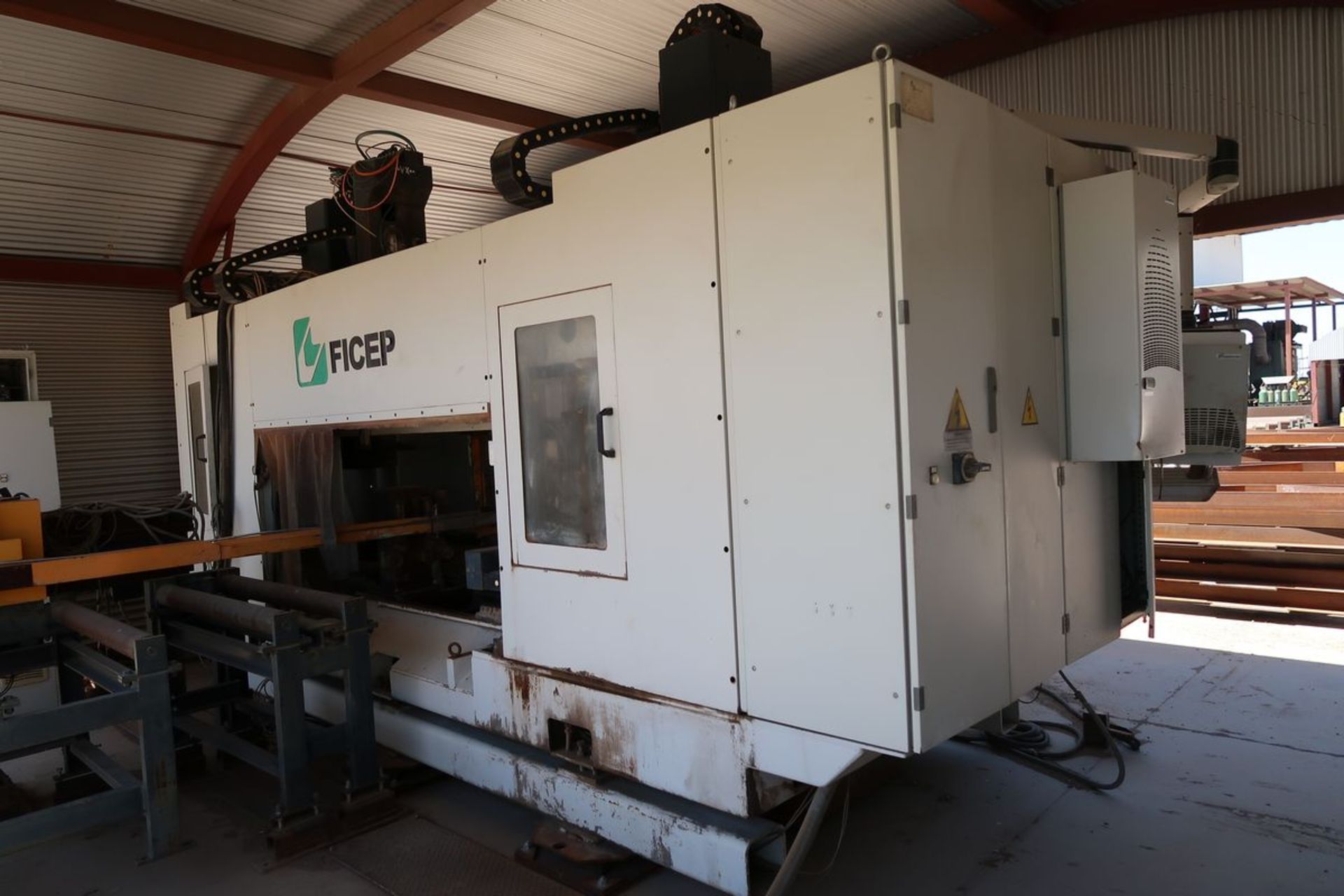 2014 Ficep Endeaver 103DD CNC Drilling Line, 40mm Max Dia. 100mm Max Thickness, 5400 kg Max Work - Image 14 of 24