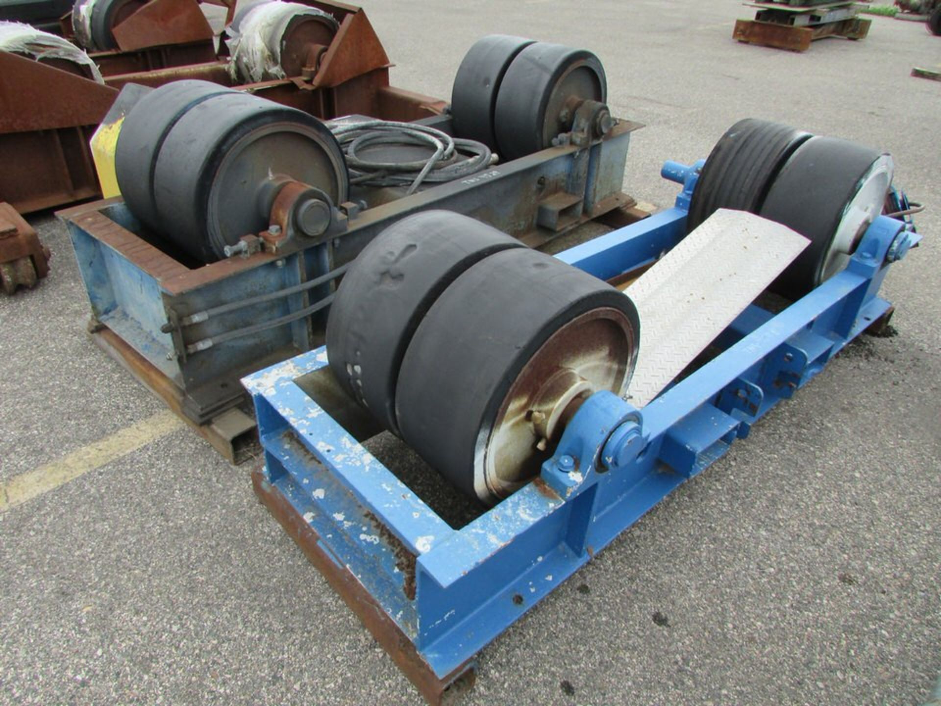 (2) 40-Ton Welding Positioners, Set of Hydraulic Drive Rollers, Set of Idler Rollers. Loc. 420 - Image 6 of 7