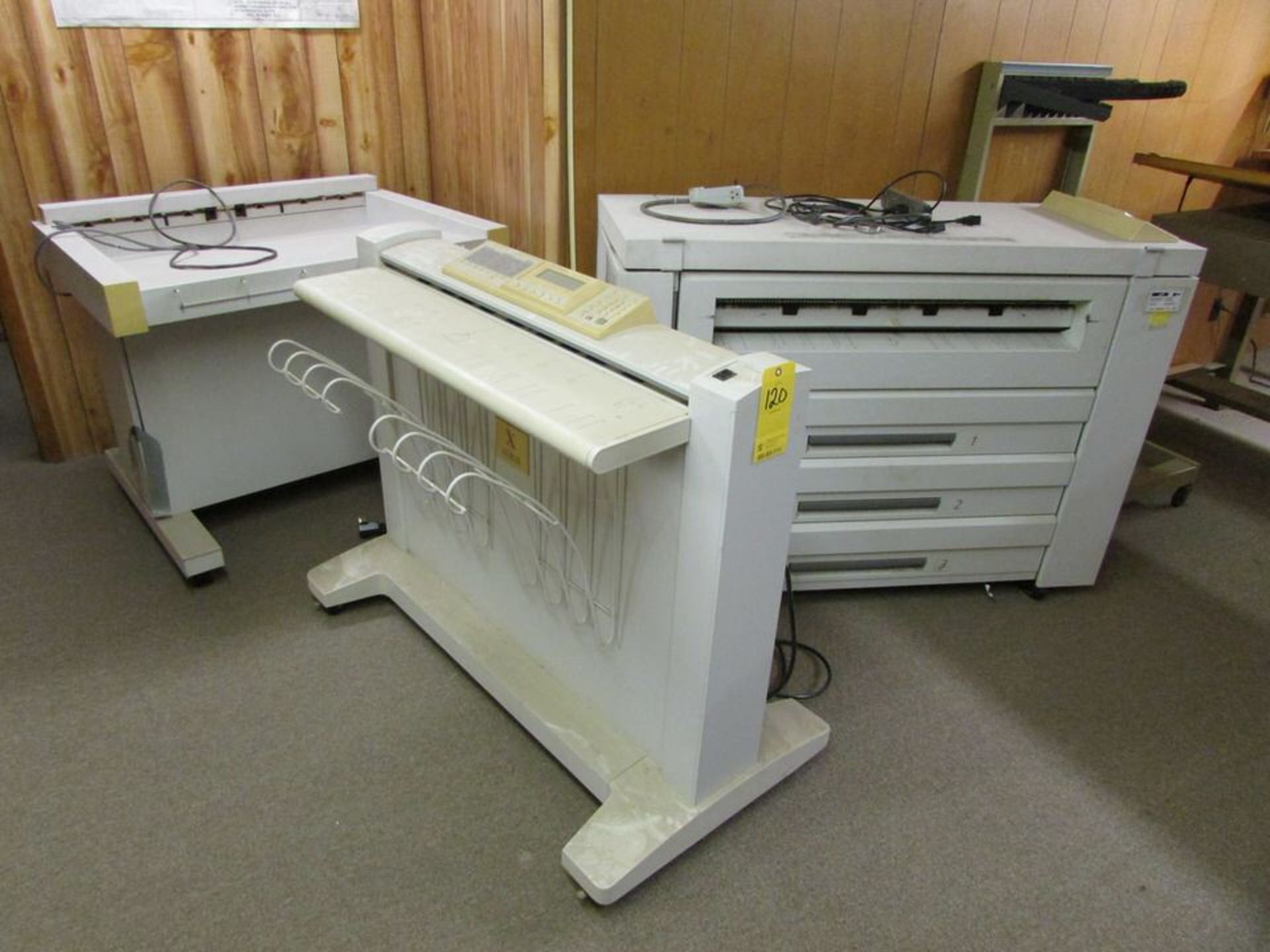 Xerox XIA-1 36" Printer; Xerox 7356 36" Scanner; Xerox YCA-1 Printer Tray (Loc. Office Bldg.)