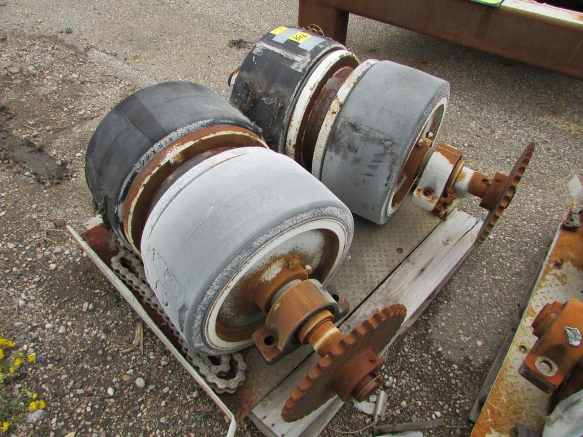 Spare Set of (2) 40-Ton Welding Positioner Hydraulic Drive Rollers. Loc. 420 Main Ave E, West Fargo, - Image 3 of 3