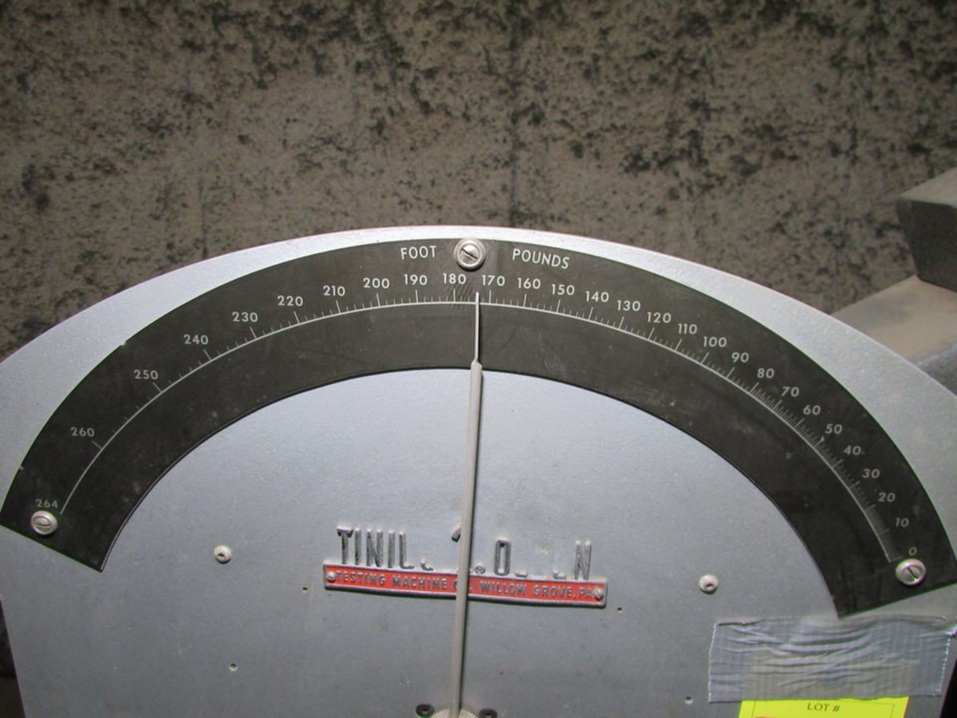 Tinius Olson Pendulum Impact Testing Machine, s/n- 121940. Loc. 420 Main Ave E, West Fargo, ND - Image 4 of 6