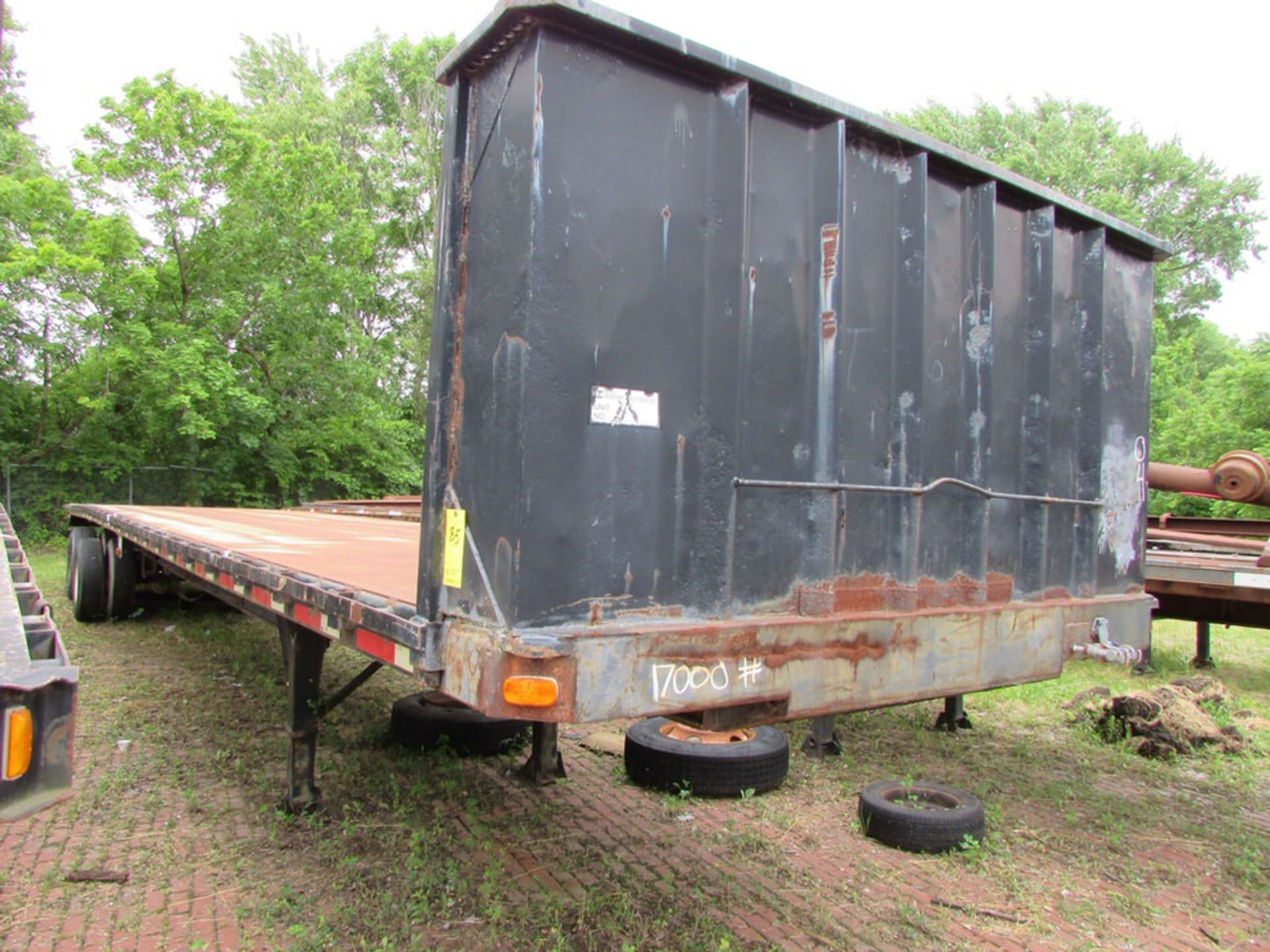 48' Steel Deck Flatbed Trailer