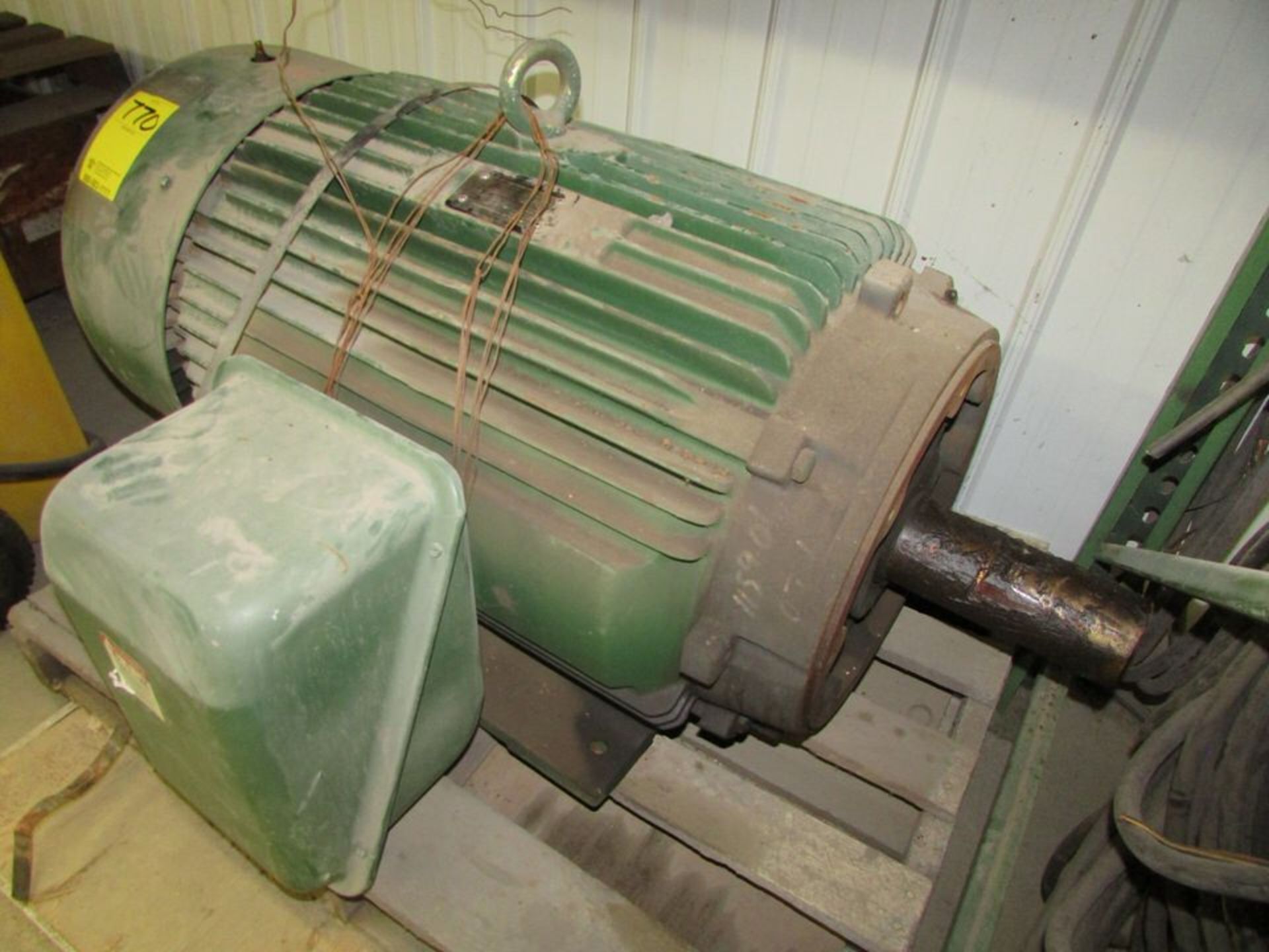 Toshiba 100HP 3-Phase Electric Motor, 444T Frame, Continuous Duty Rated, 1185RPM, 230/460V 246/ - Image 3 of 4