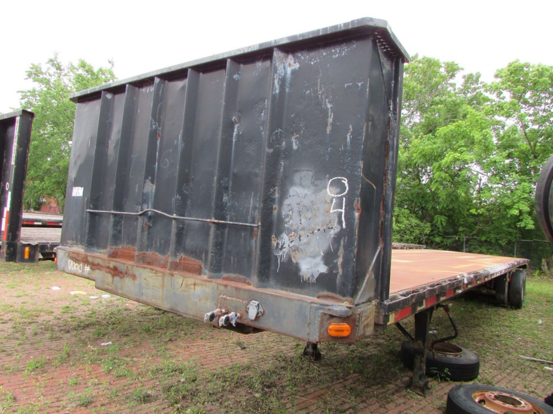 48' Steel Deck Flatbed Trailer - Image 9 of 10