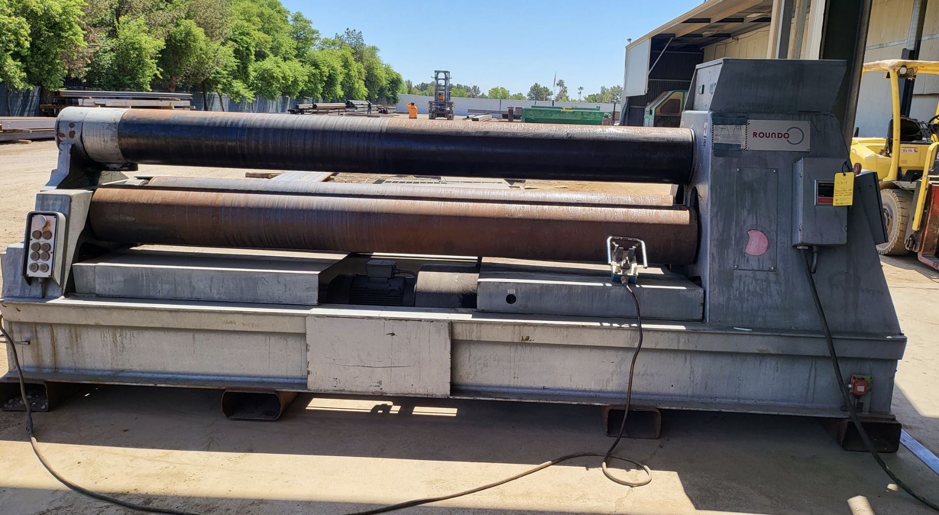 Roundo PS 310 Plate Roll, Capacity: 10' x 5/8", 3 Roll, DOM: 1989 (LOCATION: Chandler, AZ) - Image 2 of 5
