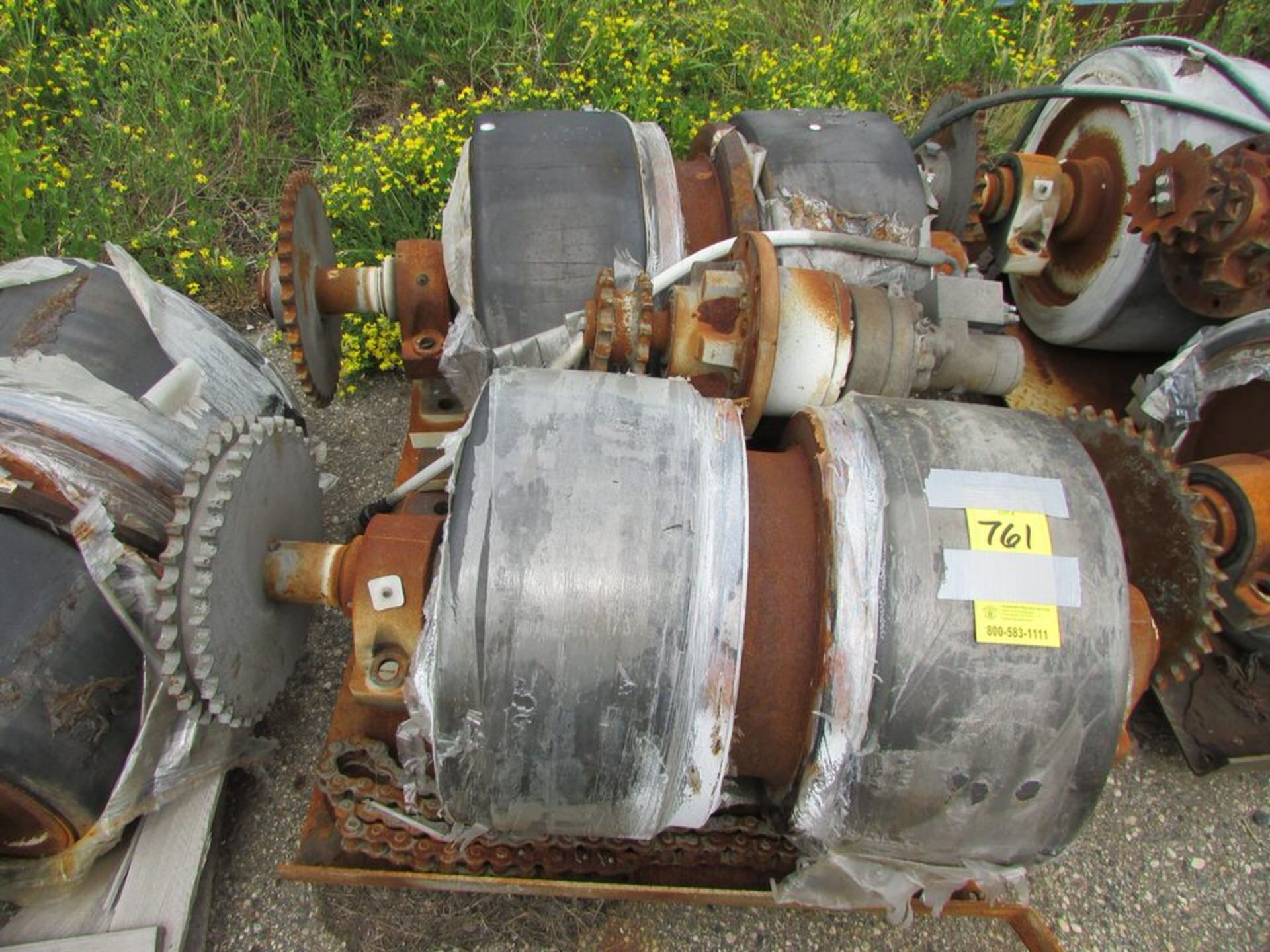 Spare Set of (2) 40-Ton Welding Positioner Hydraulic Drive Rollers. Loc. 420 Main Ave E, West Fargo, - Image 2 of 3