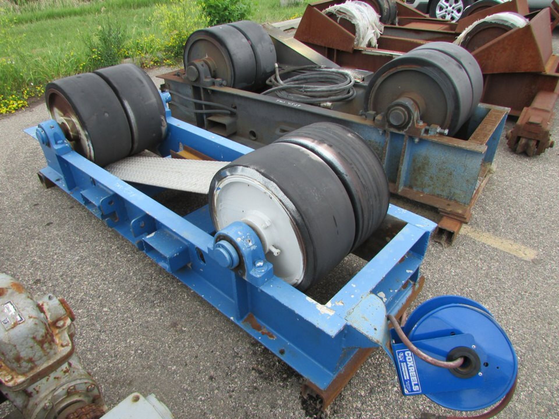 (2) 40-Ton Welding Positioners, Set of Hydraulic Drive Rollers, Set of Idler Rollers. Loc. 420 - Image 7 of 7