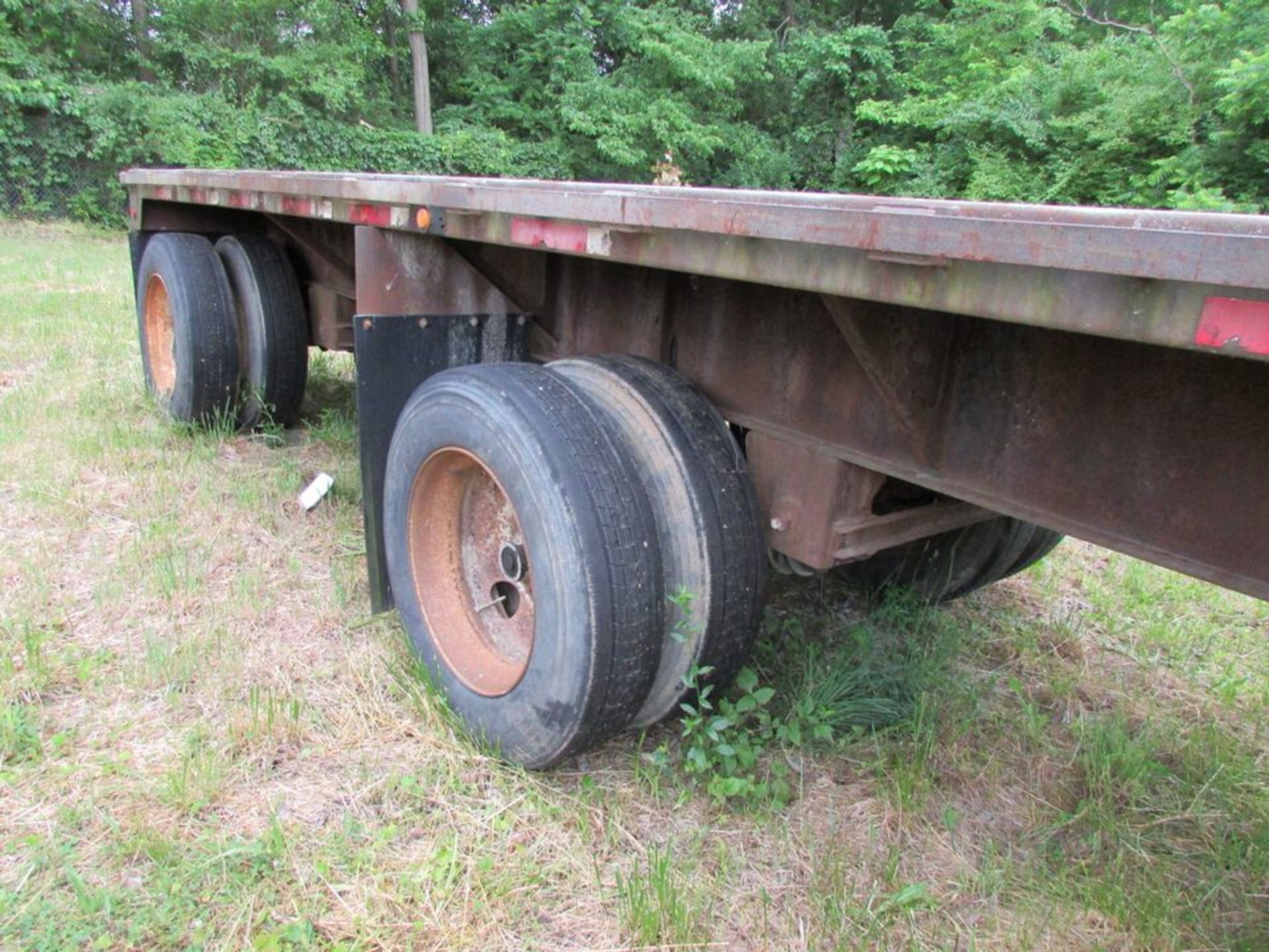 Fontaine Trailer Co. FTW-5-8045WASK 45' Wood Deck Flatbed Trailer, 75,287 GVWR, VIN- 13N14530-3- - Image 2 of 11