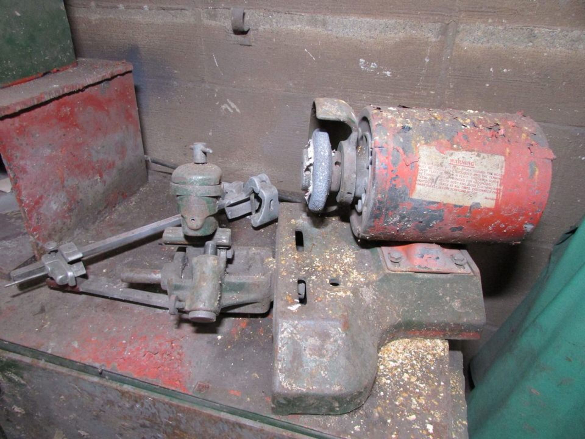 Benchtop Drill Sharpener; With Steel Cabinet, Drill Bits and Contents (Loc. Bldg. 1) - Image 2 of 5