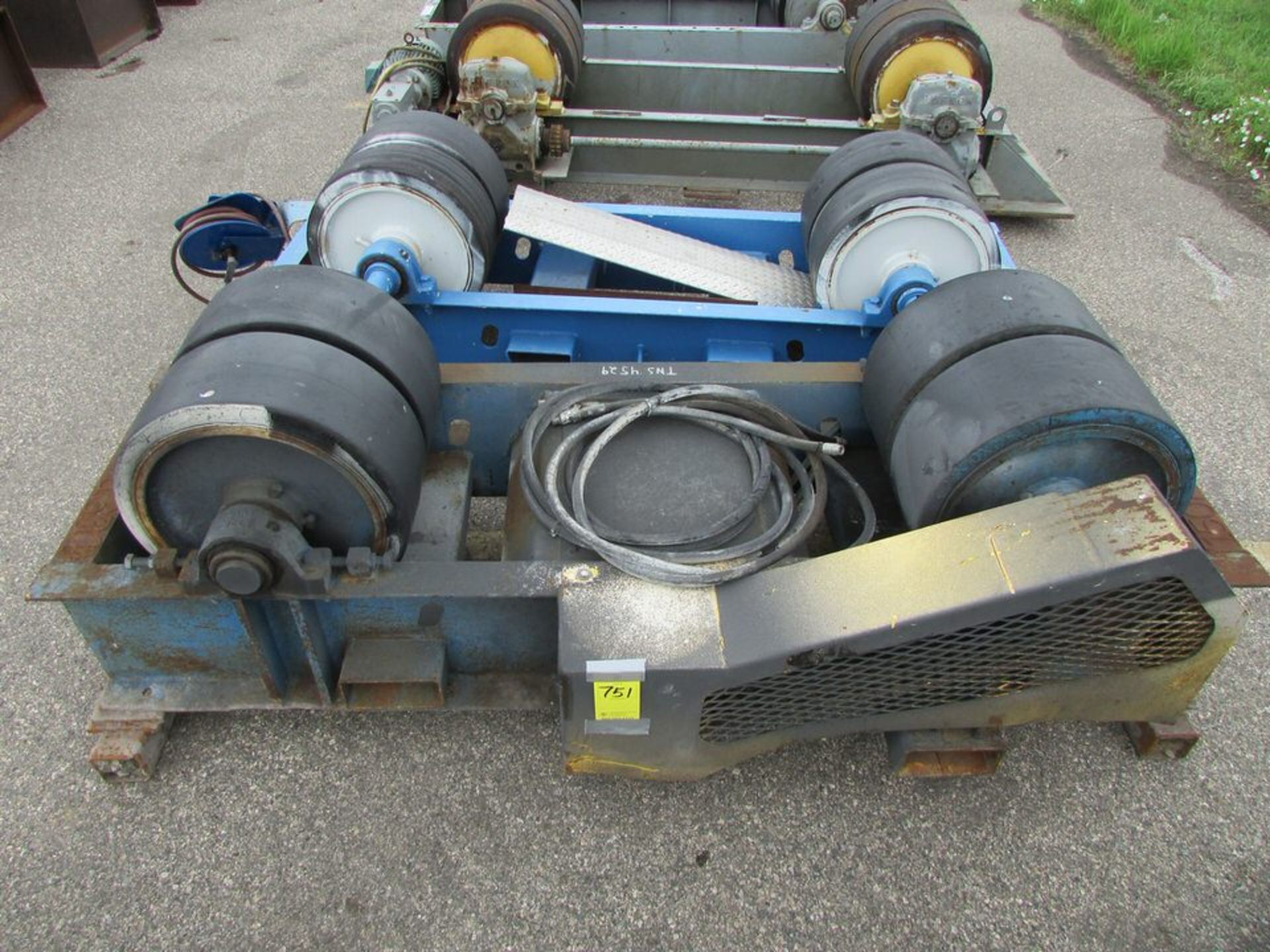 (2) 40-Ton Welding Positioners, Set of Hydraulic Drive Rollers, Set of Idler Rollers. Loc. 420 - Image 2 of 7