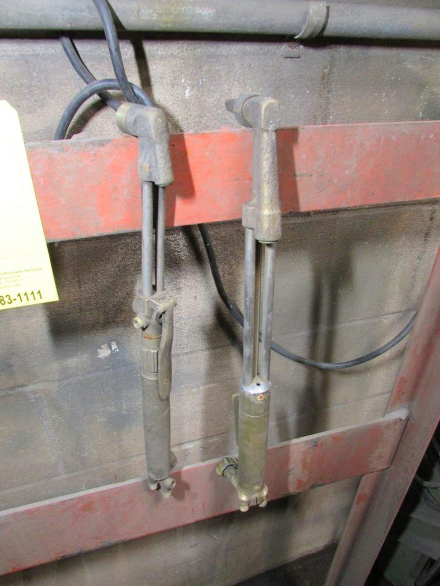 (2) Oxy Acetylene Cylinder Torch Racks; With Torch Hose, (7) Pressure Regulators and (4) Torches ( - Image 7 of 9