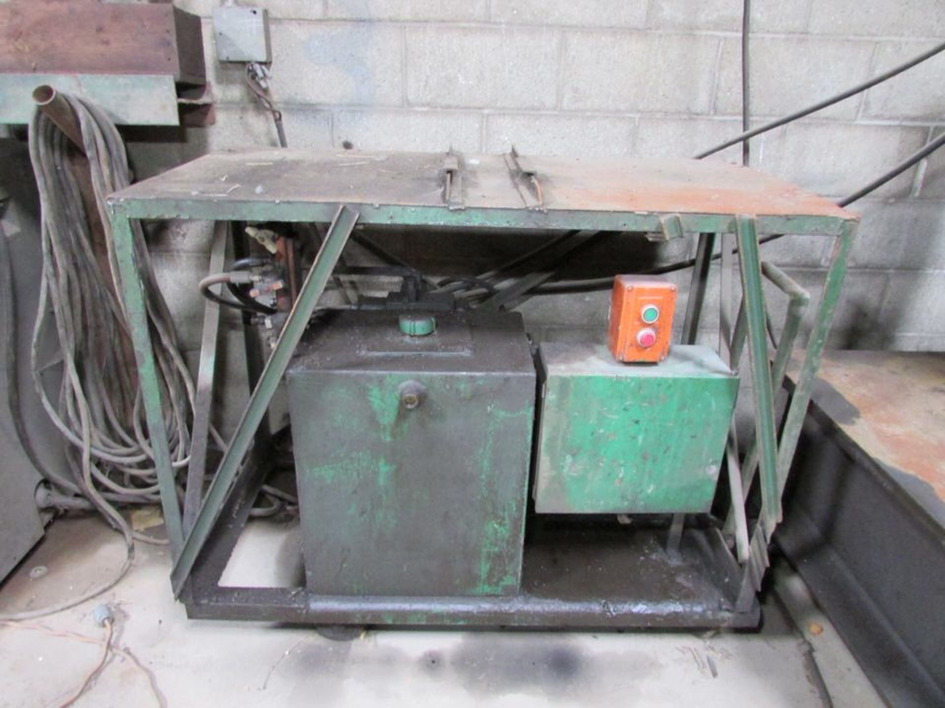 WA Whitney Hydraulic C-Punch Press, 18-1/2" Throat; 700-S-10B 10HP Hydraulic Power Unit; with - Image 8 of 8
