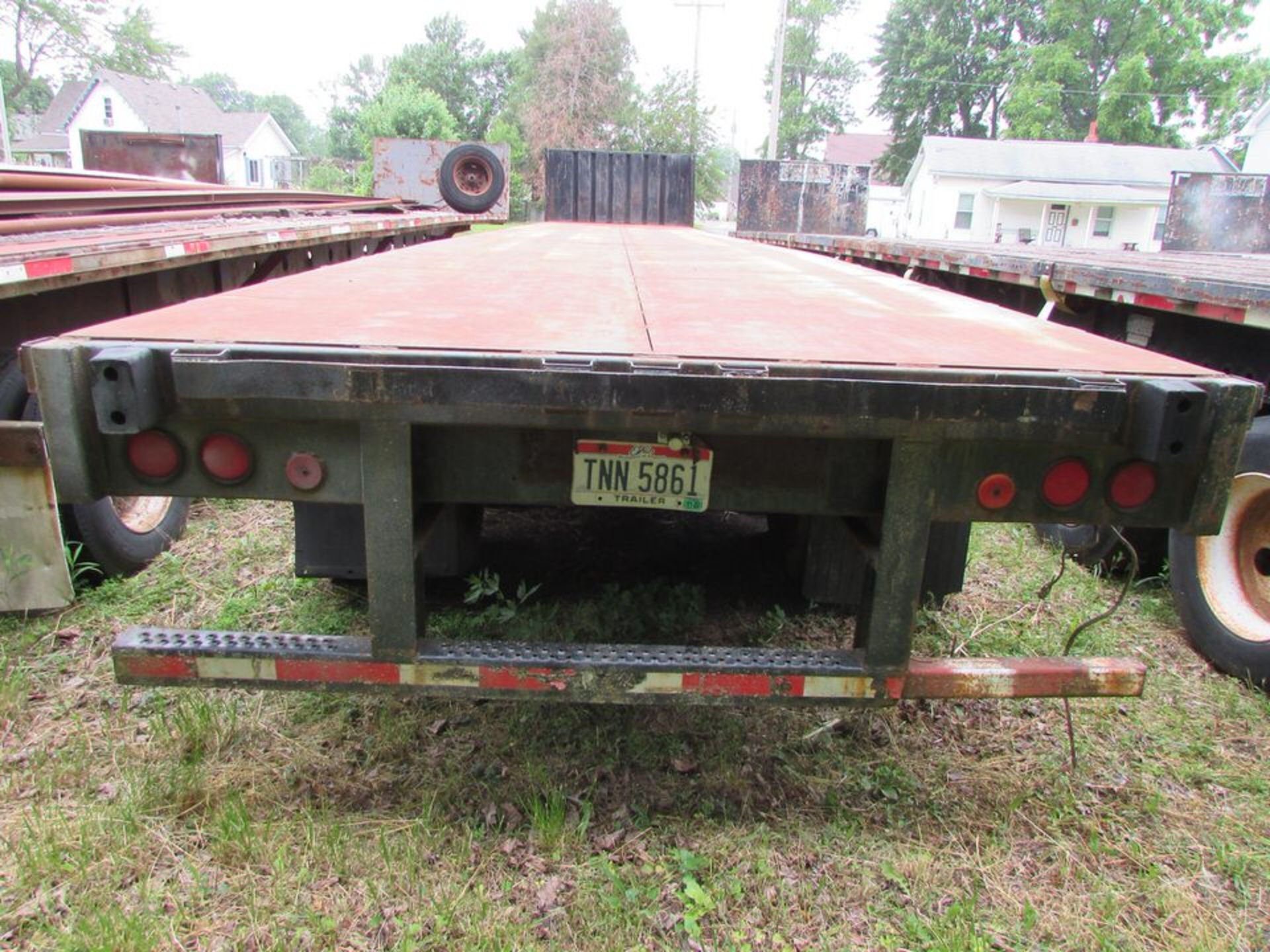 48' Steel Deck Flatbed Trailer - Image 4 of 10