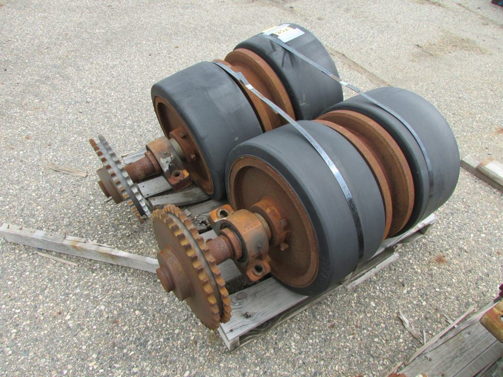 Spare Set of (2) 40-Ton Welding Positioner Electric Drive Rollers. Loc. 420 Main Ave E, West - Image 3 of 3