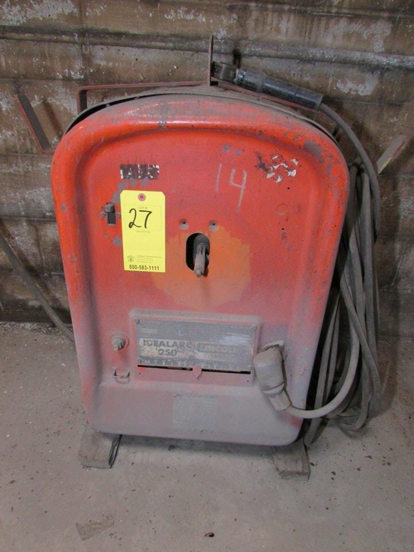 Lincoln Electric Idealarc 250-250 AC/DC Arc Welding Power Source, 250A 30V 30% Duty Cycle 72 Max OCV - Image 2 of 5