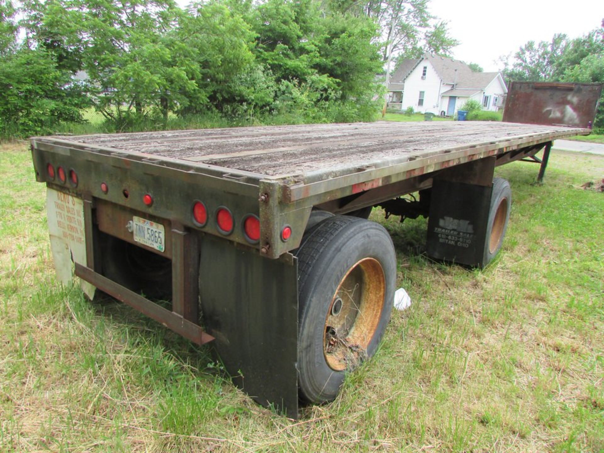 Fontaine Trailer Co. FTW-5-8045WASK 45' Wood Deck Flatbed Trailer, 75,287 GVWR, VIN- 13N14530-3- - Image 3 of 11