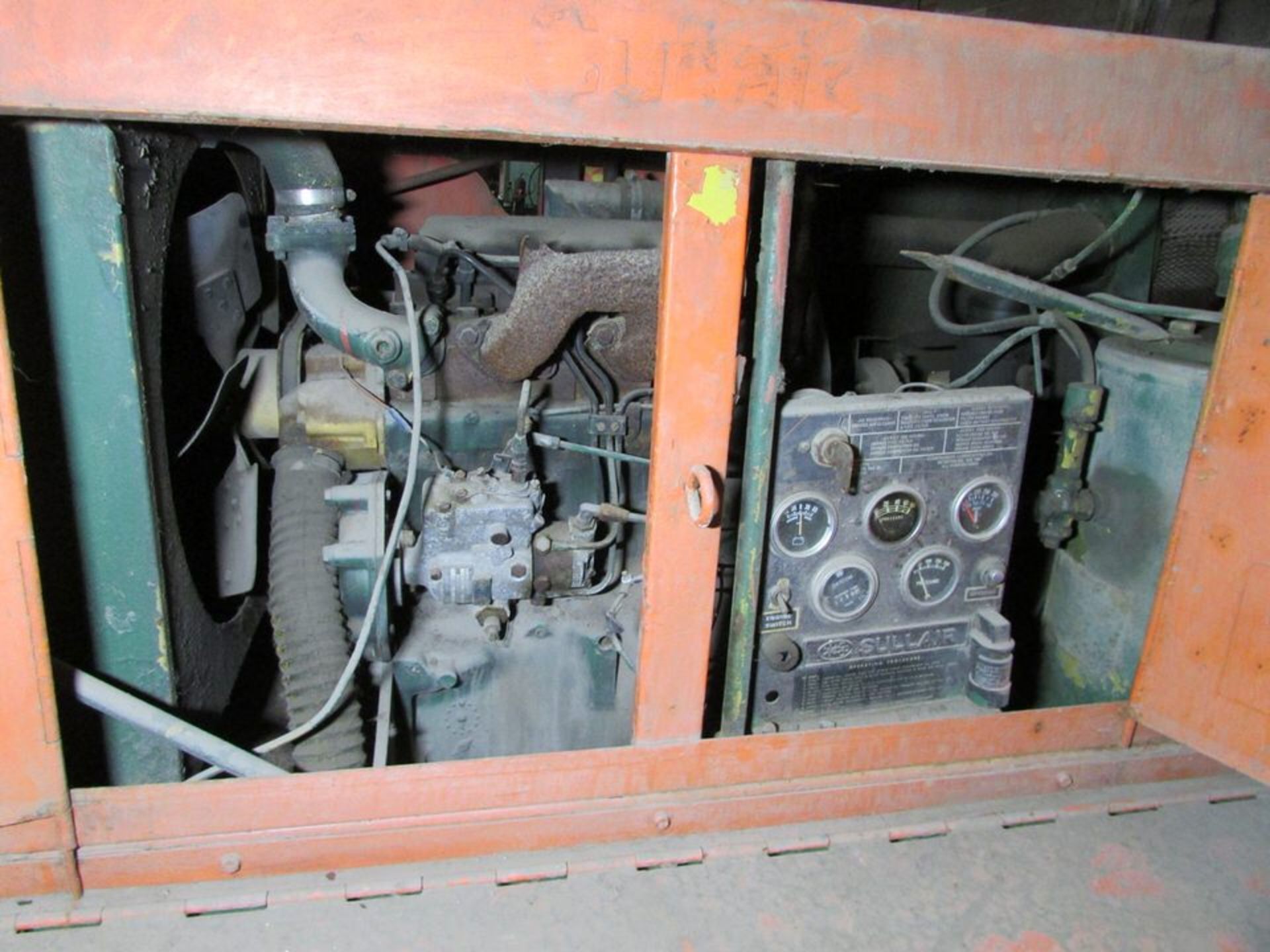 Sullair 160 Compressor Trailer; John Deer Engine 1430-Hrs (Loc. Maint. Bldg.) - Image 7 of 8