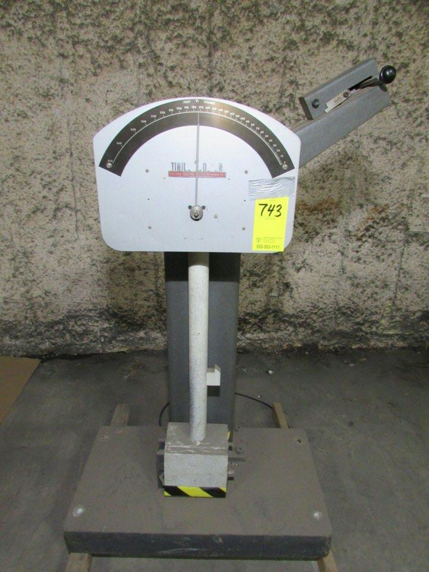 Tinius Olson Pendulum Impact Testing Machine, s/n- 121940. Loc. 420 Main Ave E, West Fargo, ND - Image 2 of 6