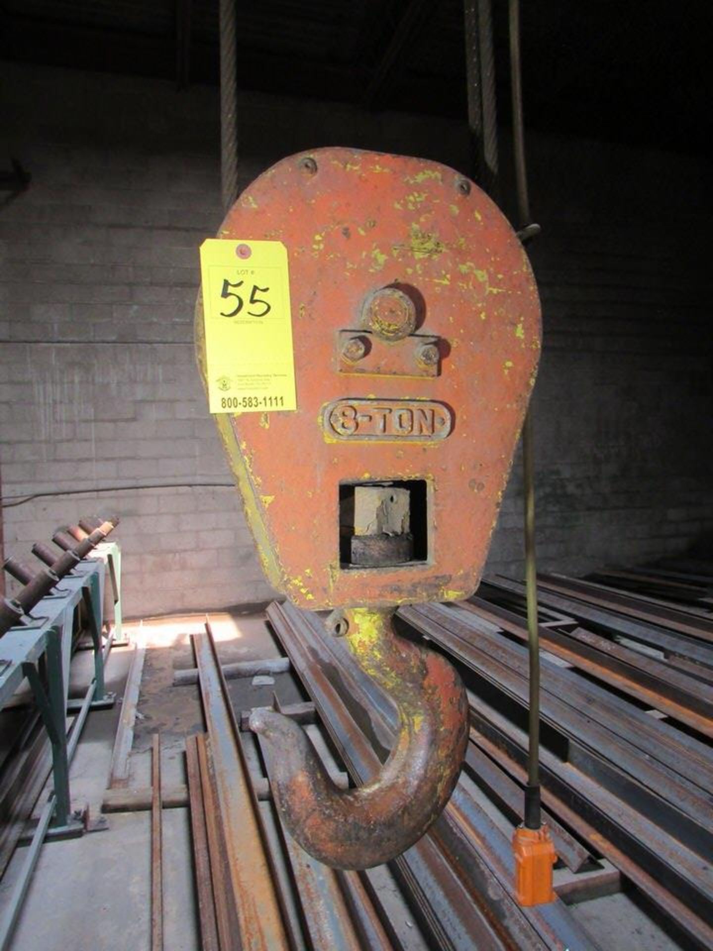 Load Lifter 8-Ton Electric Braided Cable Hoist; with Manual Trolley and 2-Button Control Pendant ( - Image 3 of 5