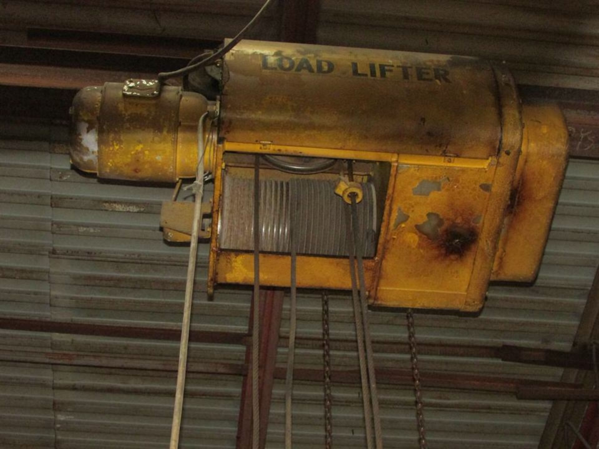 Load Lifter 8-Ton Electric Braided Cable Hoist; with Manual Trolley and 2-Button Control Pendant ( - Image 4 of 5