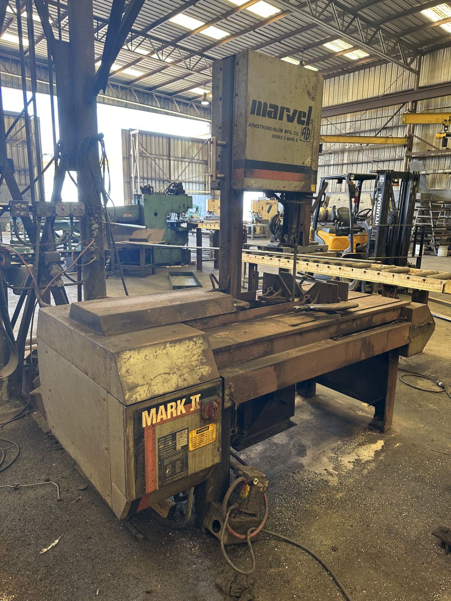 Marvel 8-Mark-II 16" Band Saw w/ Conveyor - Image 2 of 5