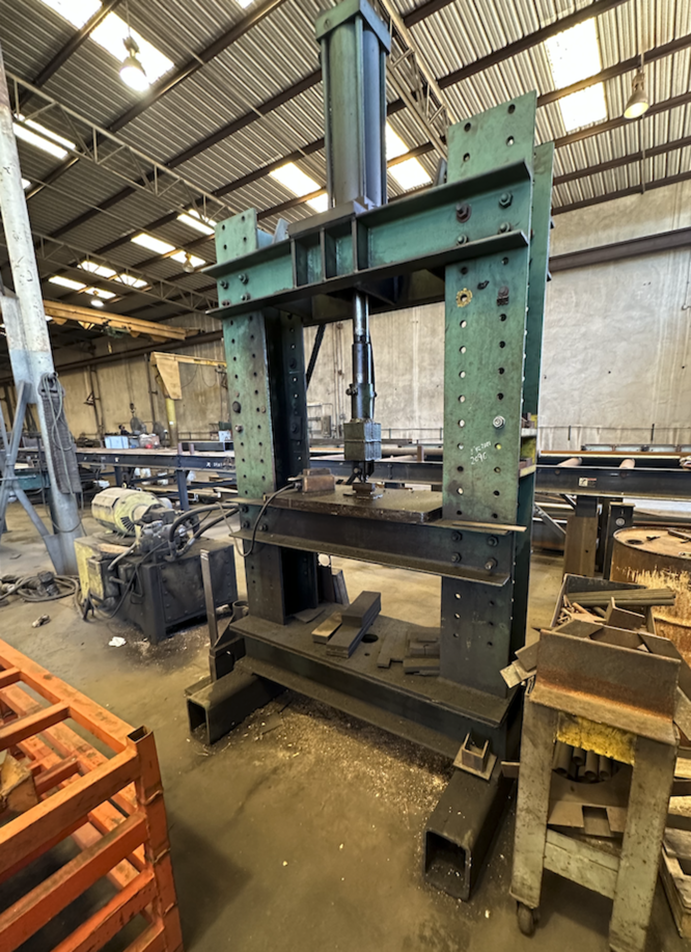 Hydraulic H Frame Press (no tag)