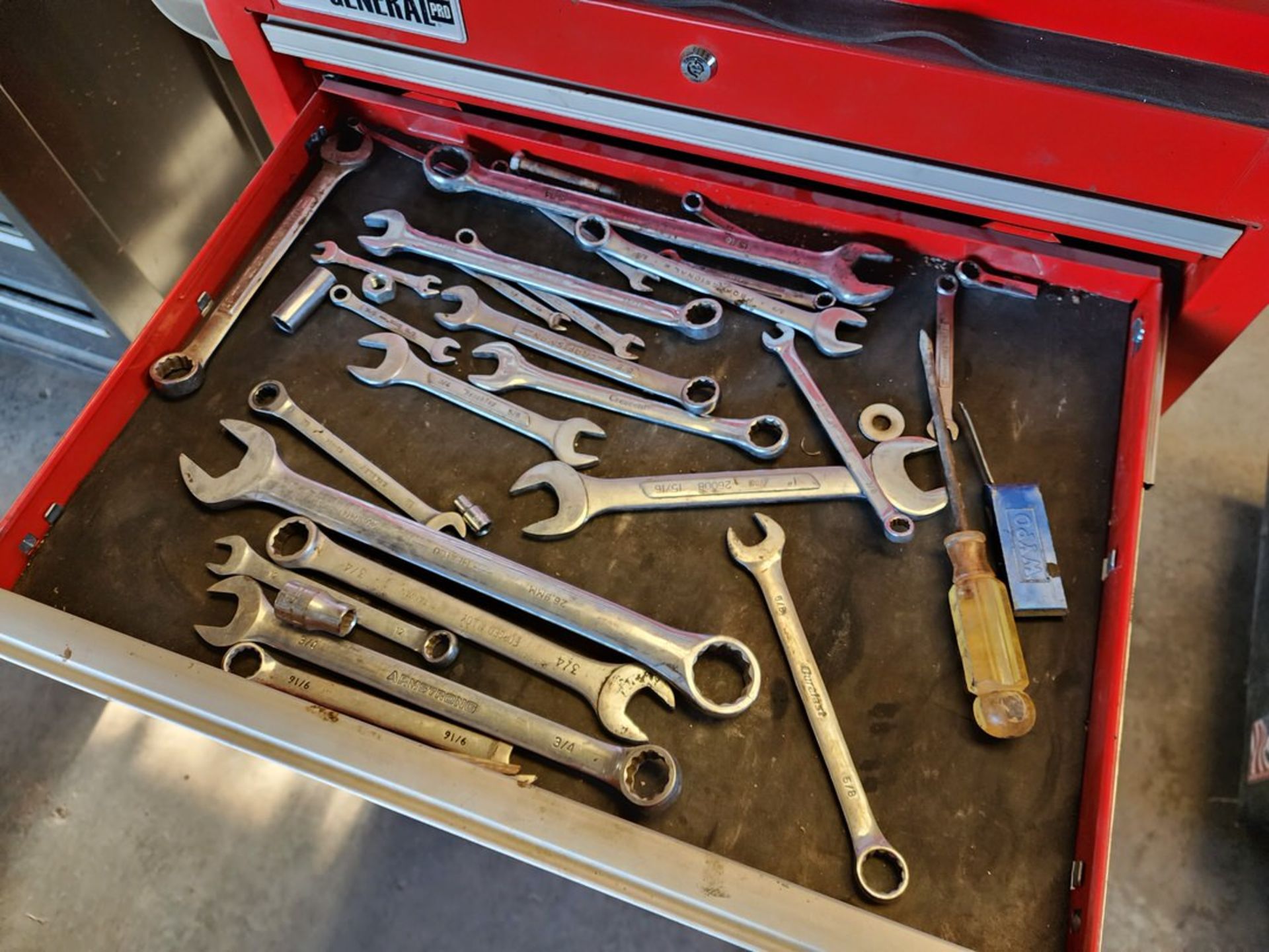 Rolling Tool Cabinet W/ Assorted Tools - Image 10 of 22