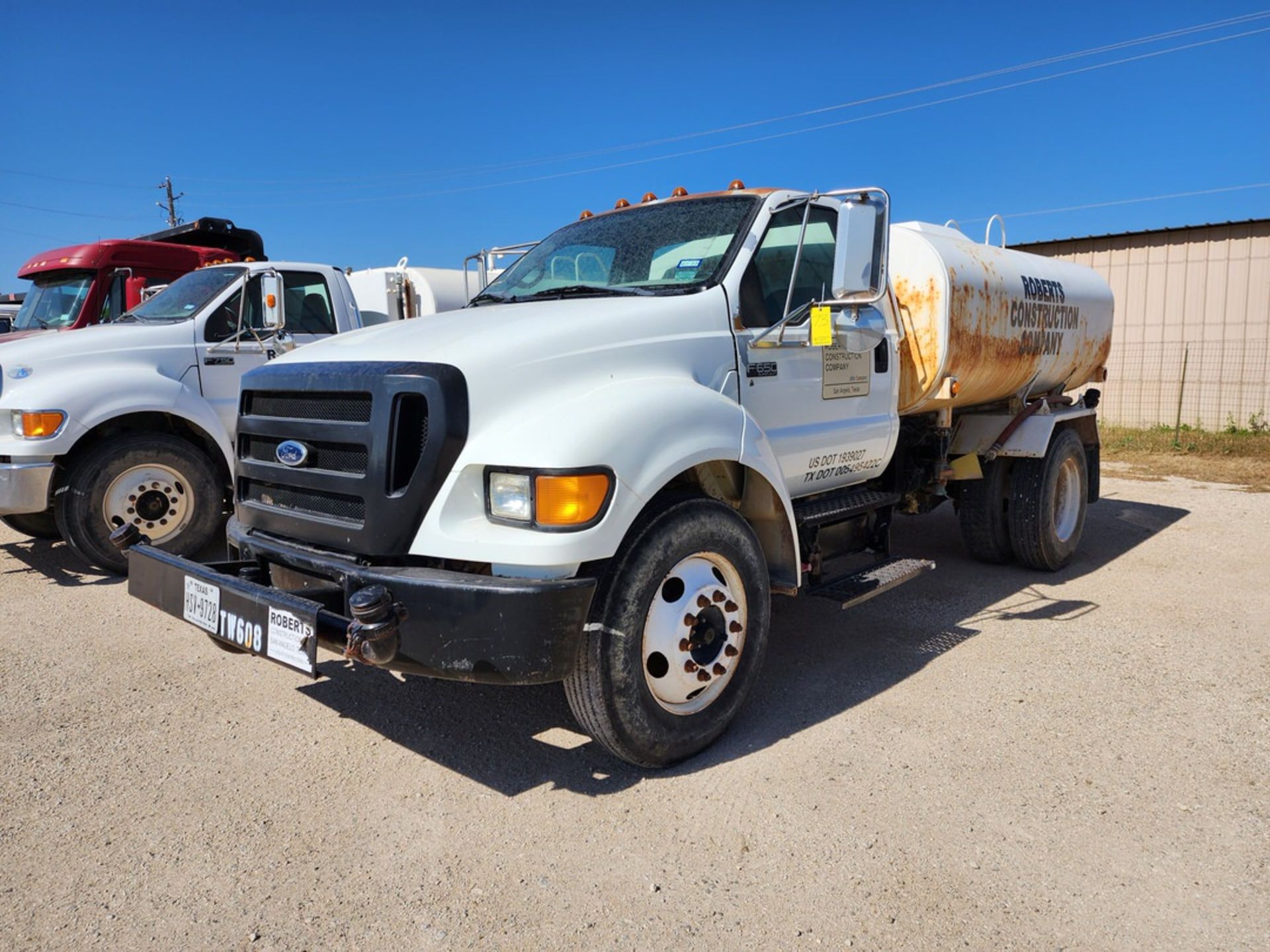 2004 Ford F-650 Super Duty Water Truck (Diesel) Mileage: 19,999 ; Vin: 3FRNF659X4V687924; TX