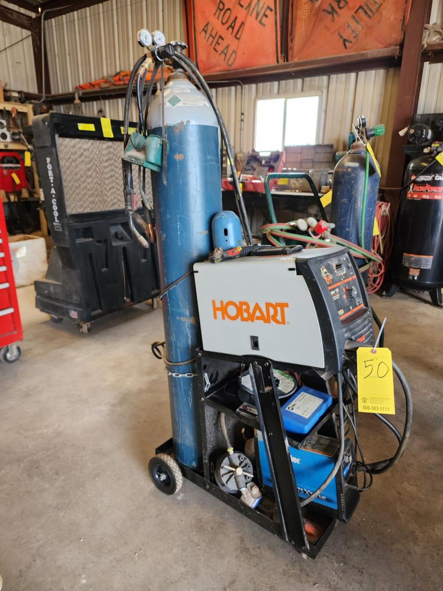 Hobart Handler 140 Mig Welder 115V, 25-140A; W/ Miller Spectrum 375 X-Treme Plasma Cutter, W/ - Image 2 of 19