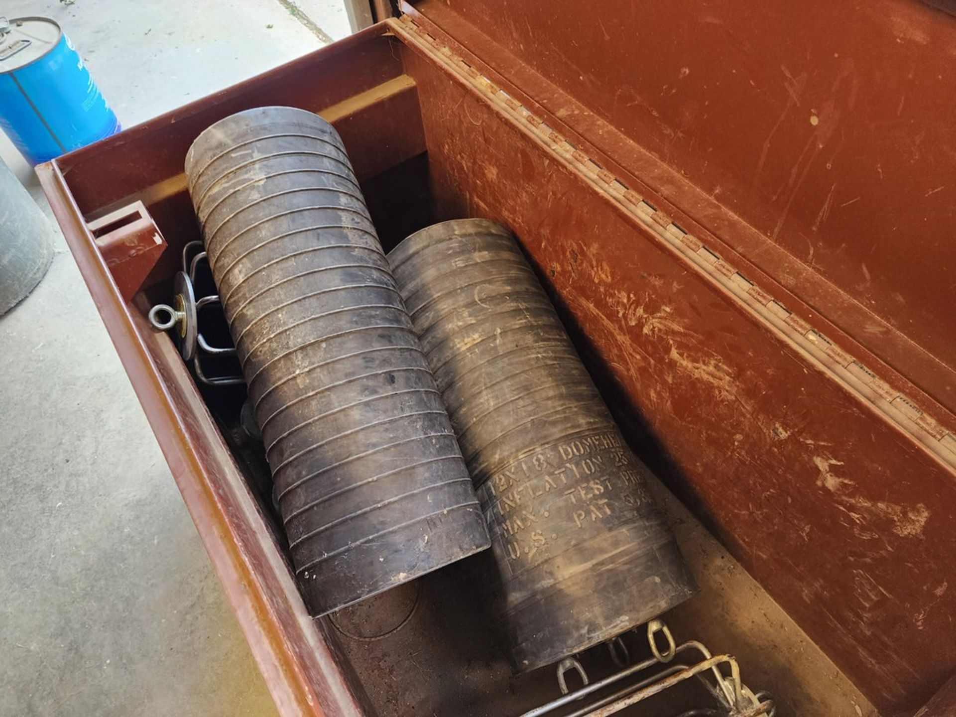 Storage Chest W/ 12"x18" Domehead, Assorted Test Balls" 6"-18"; W/ Accessories - Image 9 of 11