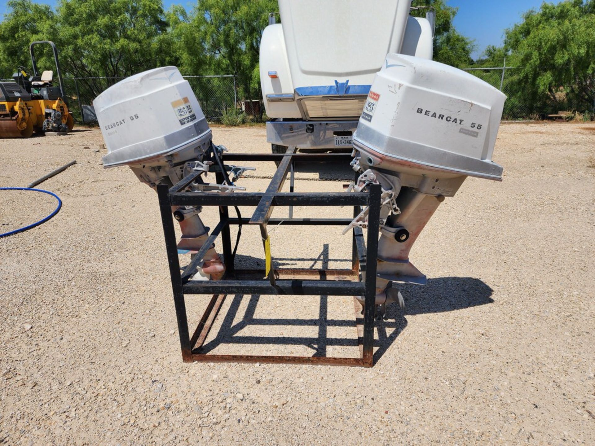 Fisher-Pierce Bearcat 55 (2) Outboard Motors 4-Cycle Outboard