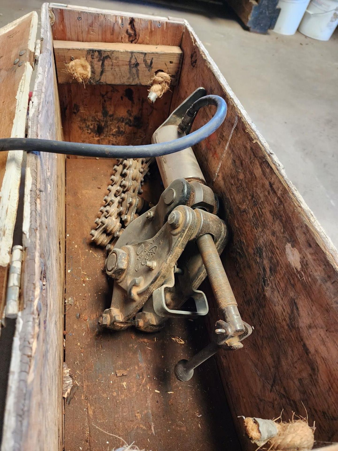 Wheeler-Rex Hyd Pipe Cutter 4-12" In Cast Iron Water Main - Image 4 of 12