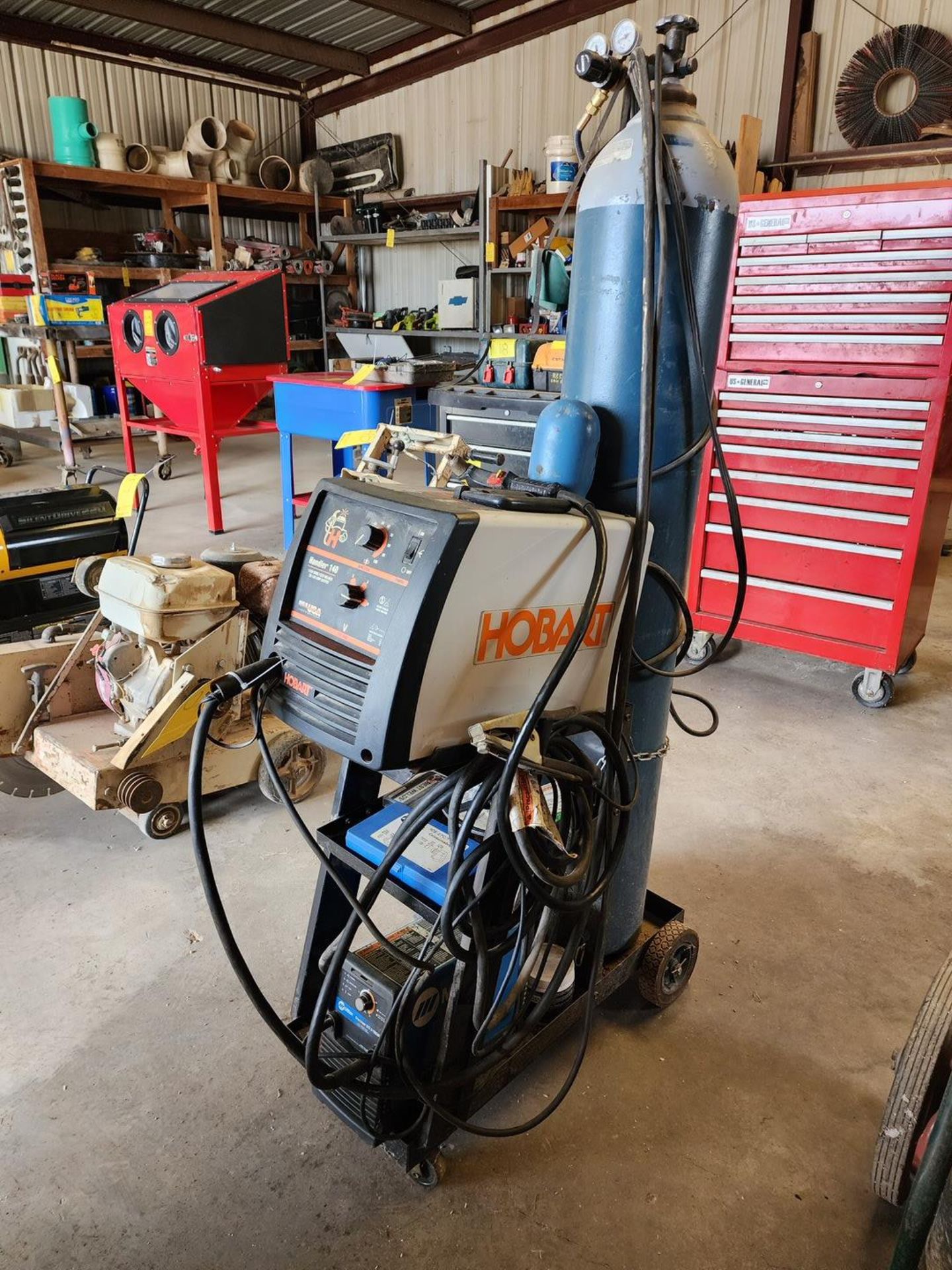 Hobart Handler 140 Mig Welder 115V, 25-140A; W/ Miller Spectrum 375 X-Treme Plasma Cutter, W/ - Image 3 of 19