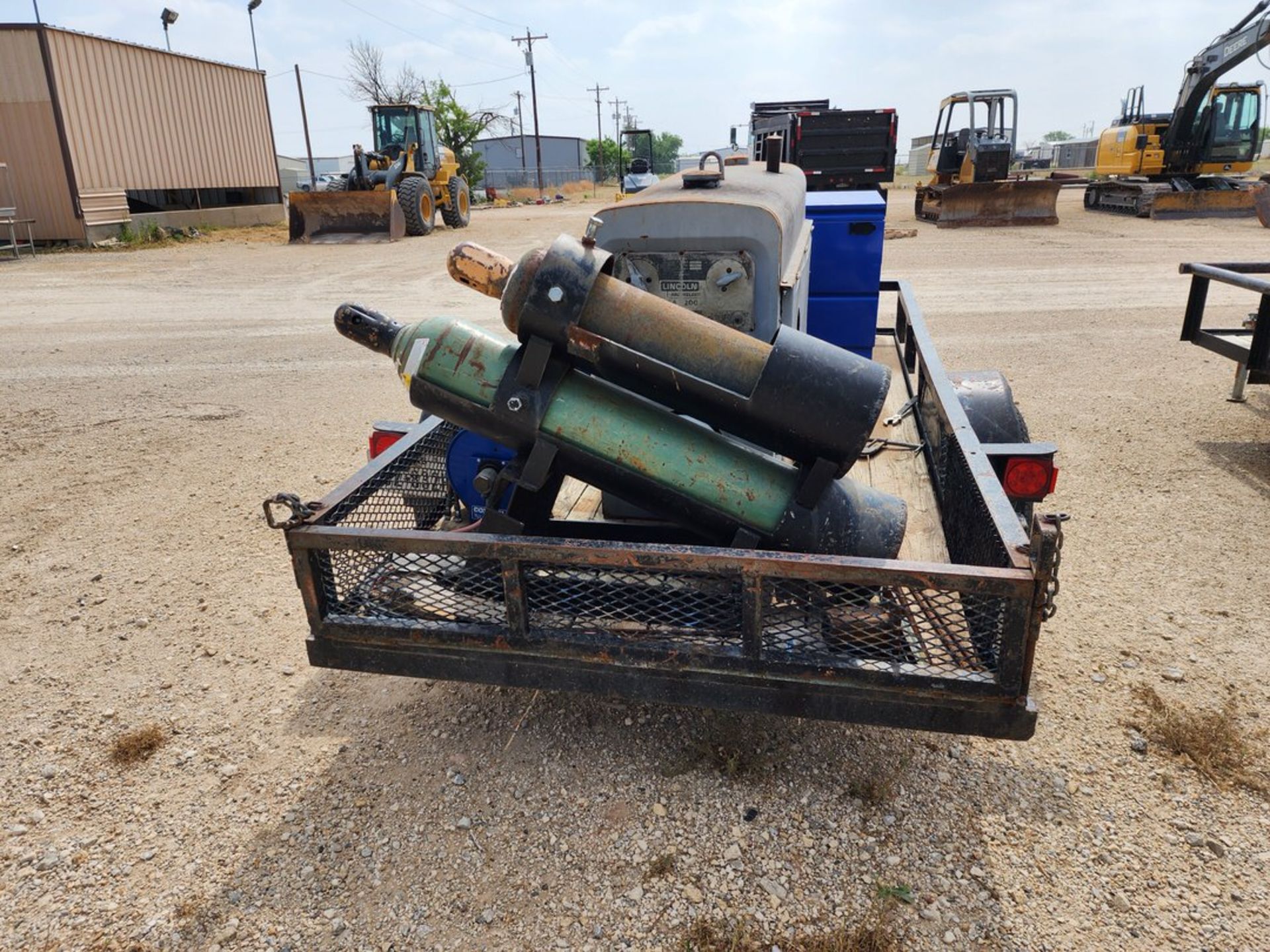 Trailer W/ LE Arc Welder Mod: SA-200-F-163, 200A; W/ (2) Compressed Oxygen Cylinder Bottles; W/ (3) - Image 8 of 18