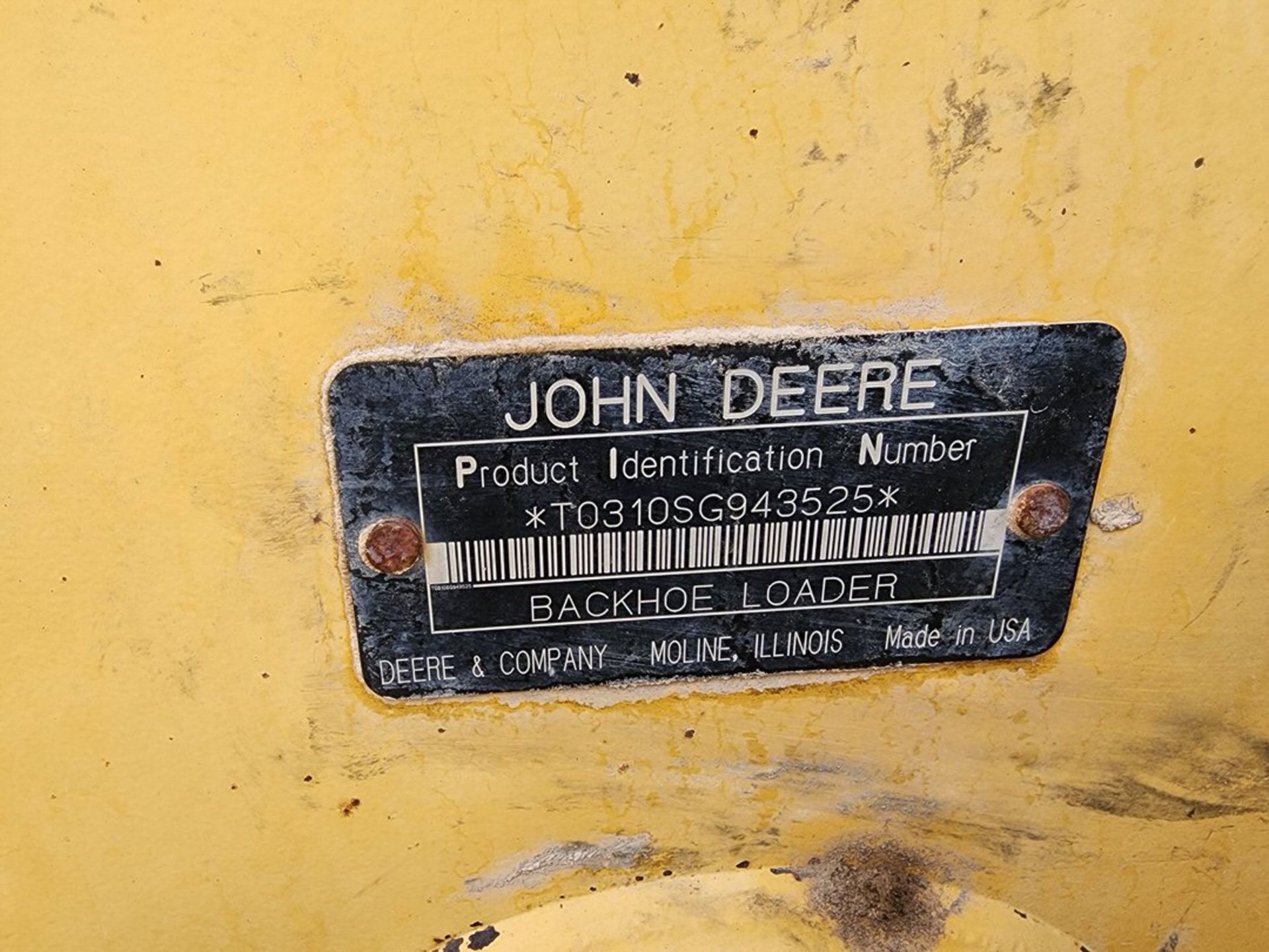 2005 John Deere 310SG Backhoe Loader W/ 1.25 cu/yd Bucket; Pin: T0310SG943525; Hrs: 1,050 - Image 22 of 24