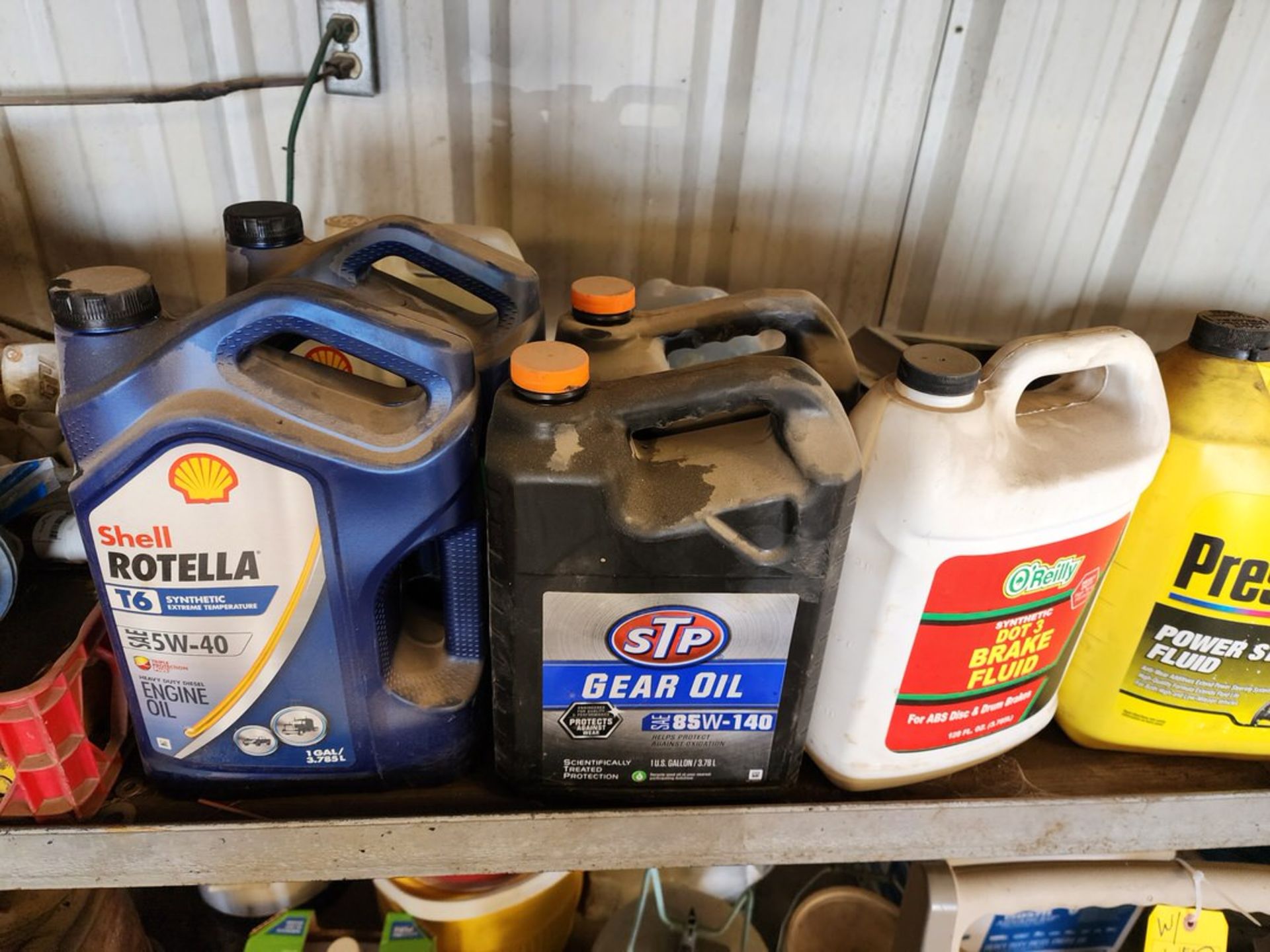 Contents Of Rack To Include But Not Limited To: Delo SAE 15W-40 Hvy Duty Diesel Engine Oil; - Image 18 of 36