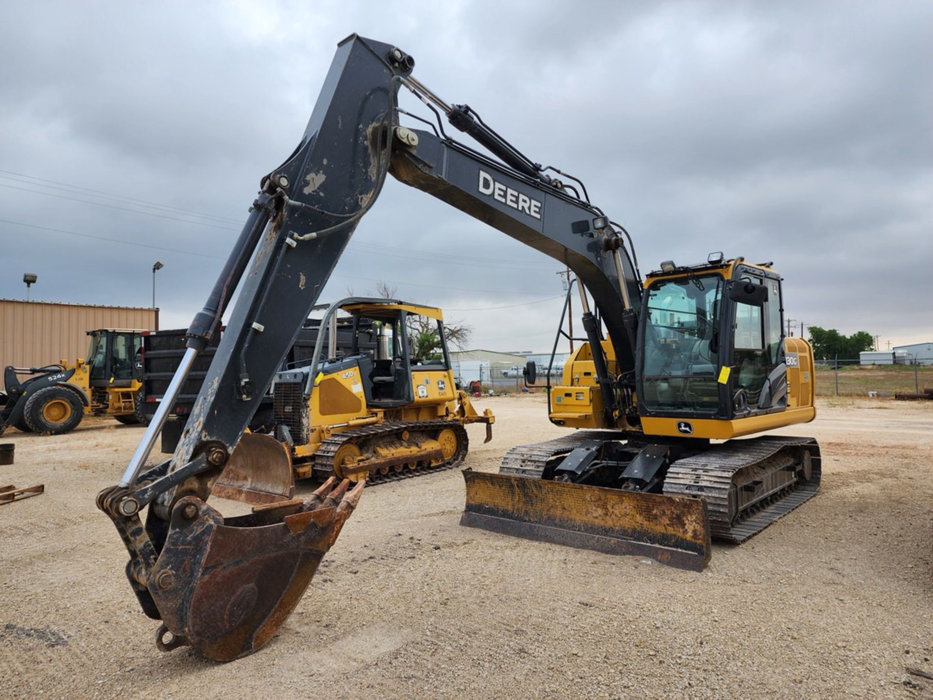 2017 John Deere 130G Excavator 102" Blade Attachment; W/ 17"W Bucket - Image 2 of 32