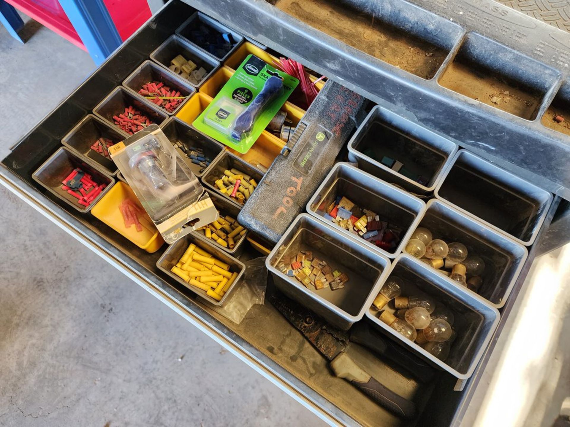 Rolling Tool Cabinet W/ Assorted Ele Contents - Image 4 of 28