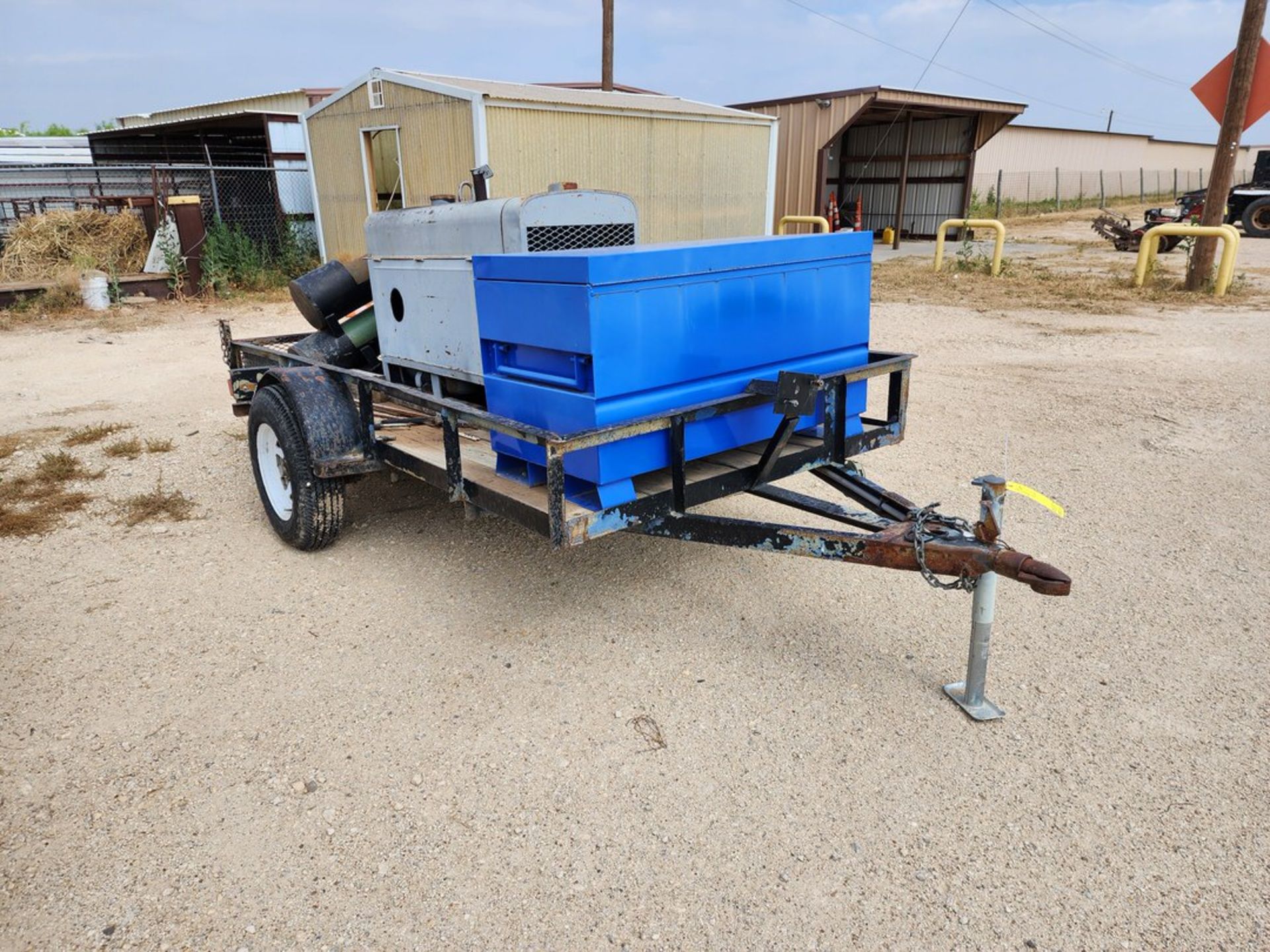 Trailer W/ LE Arc Welder Mod: SA-200-F-163, 200A; W/ (2) Compressed Oxygen Cylinder Bottles; W/ (3) - Image 3 of 18