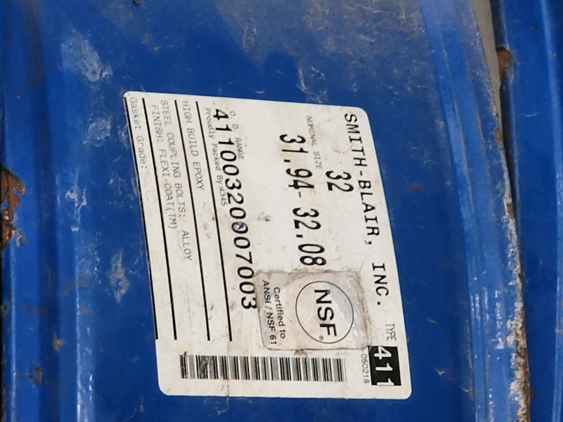 Contents Of Rack To Include But Not Limited To: (4) Slip-On Flanges, (1) 32" Coupling, Stud/Bolts, - Image 6 of 36