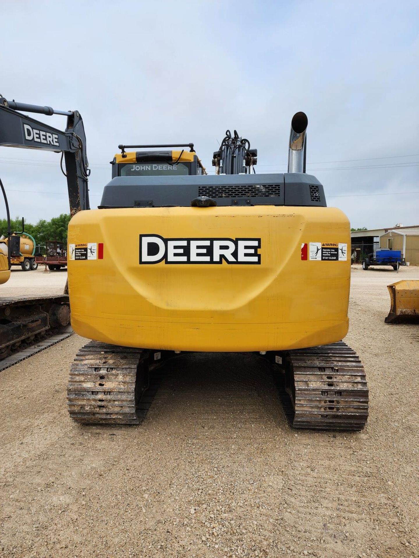 2017 John Deere 130G Excavator 102" Blade Attachment; W/ 17"W Bucket - Image 8 of 32