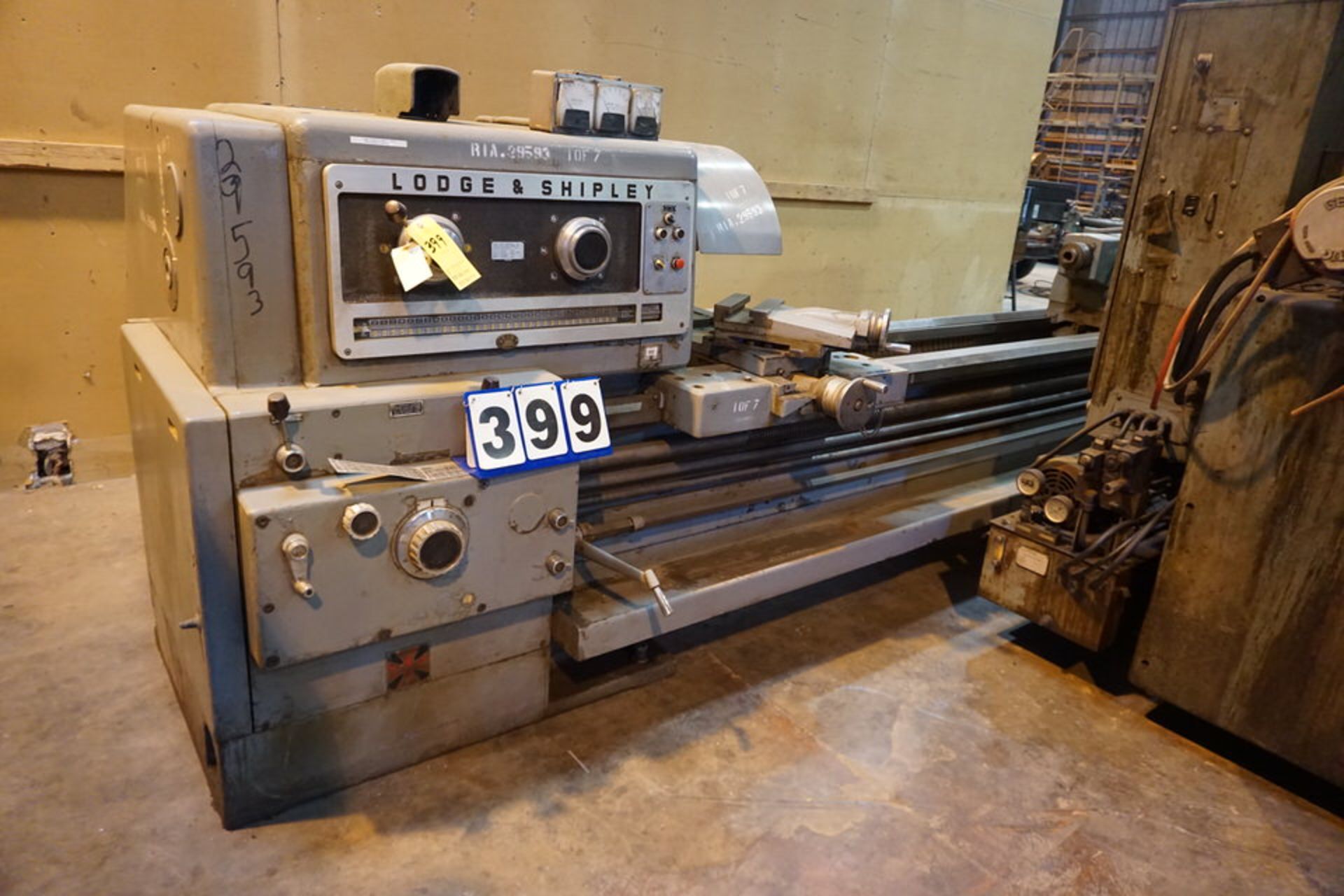 LODGE & SHIPLEY ENGINE LATHE, MDL: 2516, 20" SWING X 96" CENTERS