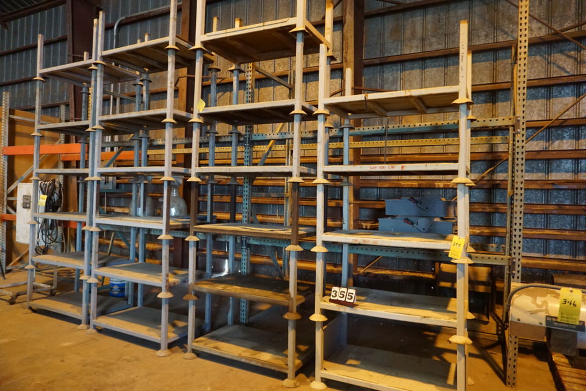 (19) STACKING STORAGE RACKS, 28" X 45" X 20" HT, 850 LB CAP