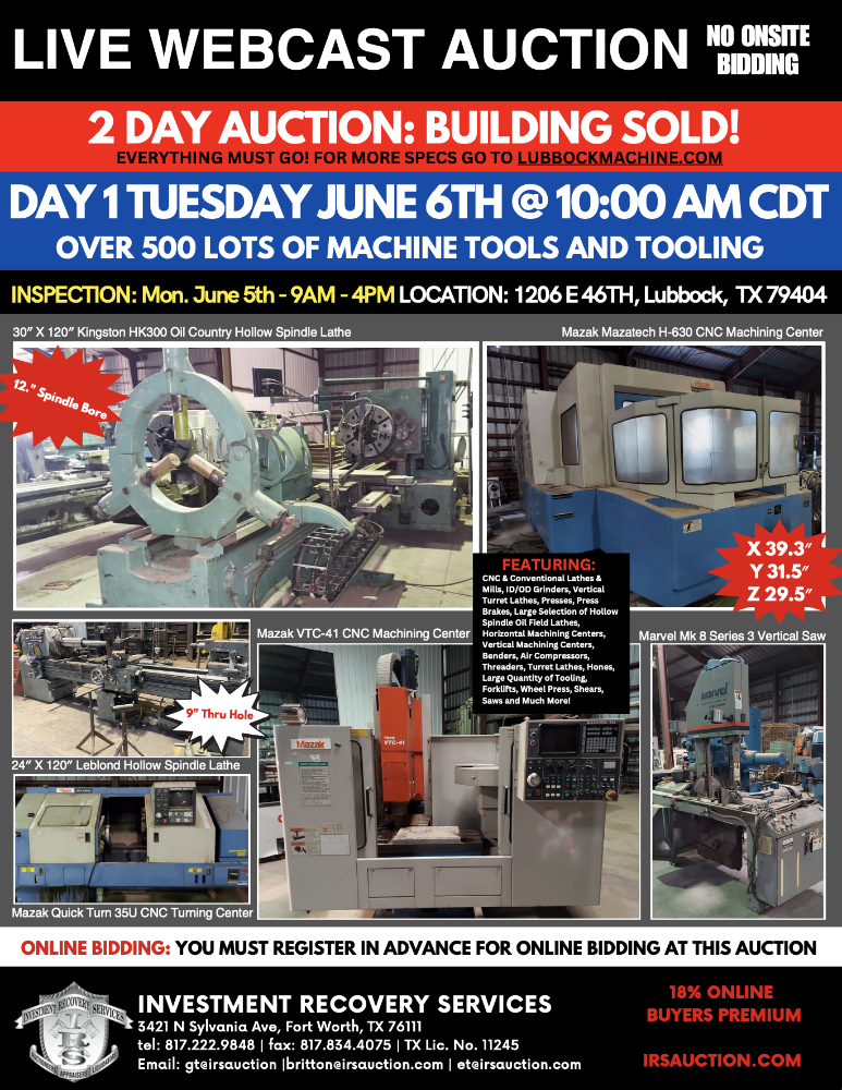 Lubbock Machine Tool Day 2