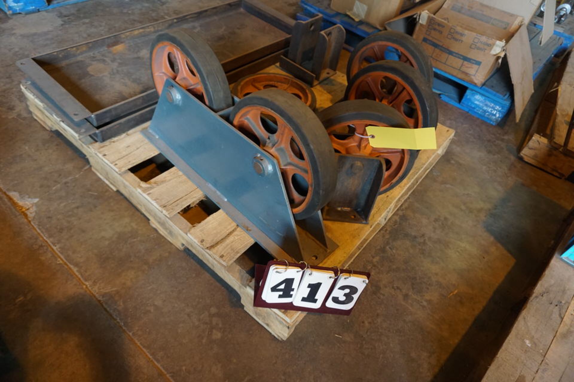 WHEELS FOR TANK TURNING ROLLS, 12" DIA