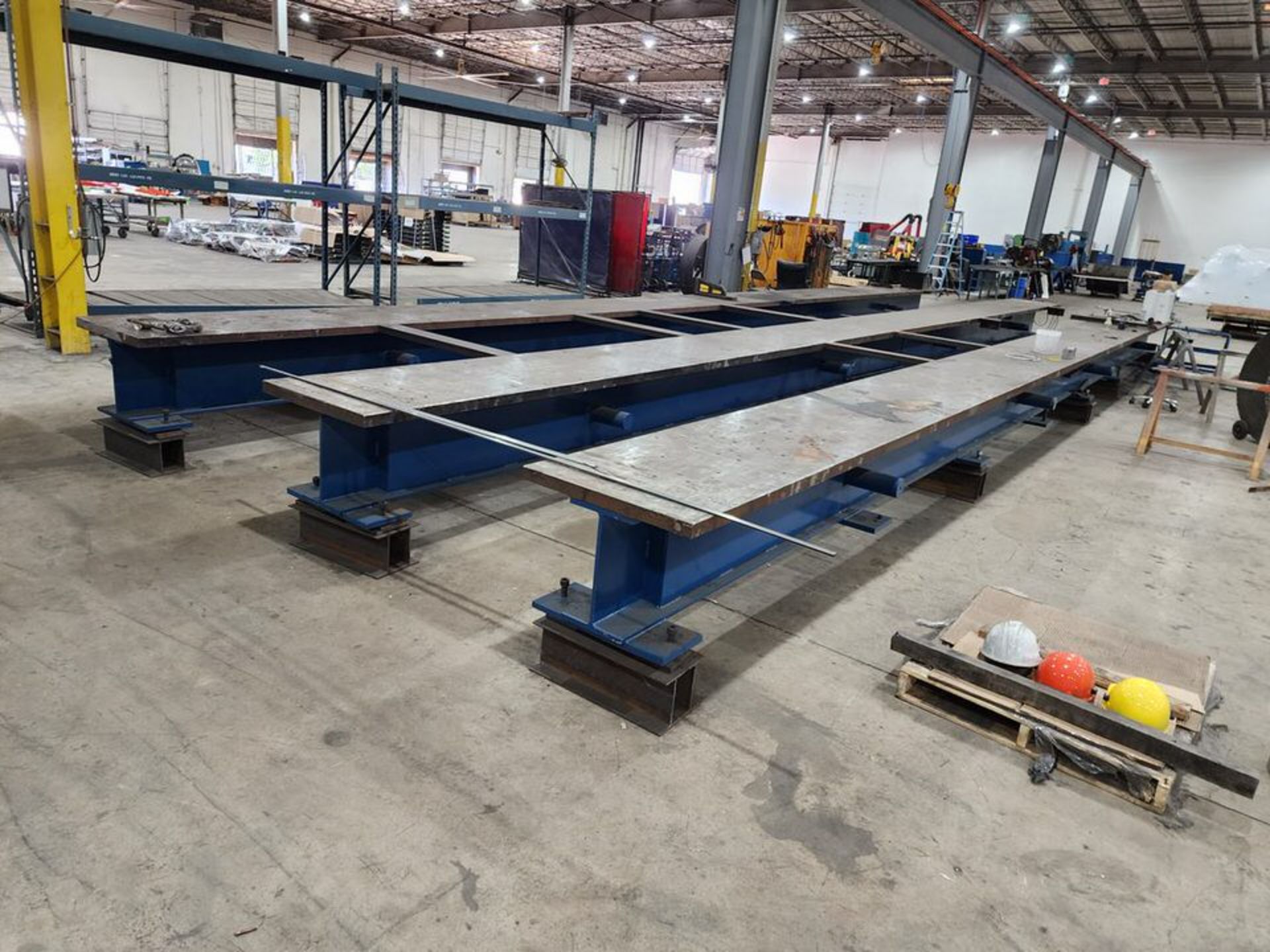 (3) Stl Tables 45'6" x 29-1/2" x 34"H Welded Together) - Image 6 of 6