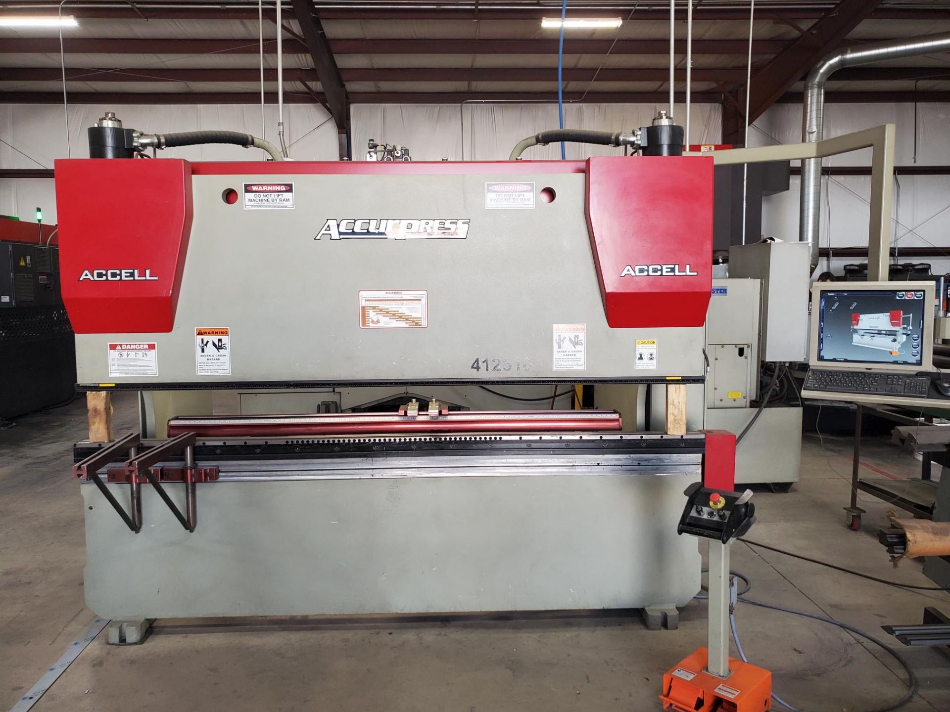 2019 Accurpess 412510 Press Brake, 125 Ton x 10' (Located in Rhome, TX) - Image 2 of 5