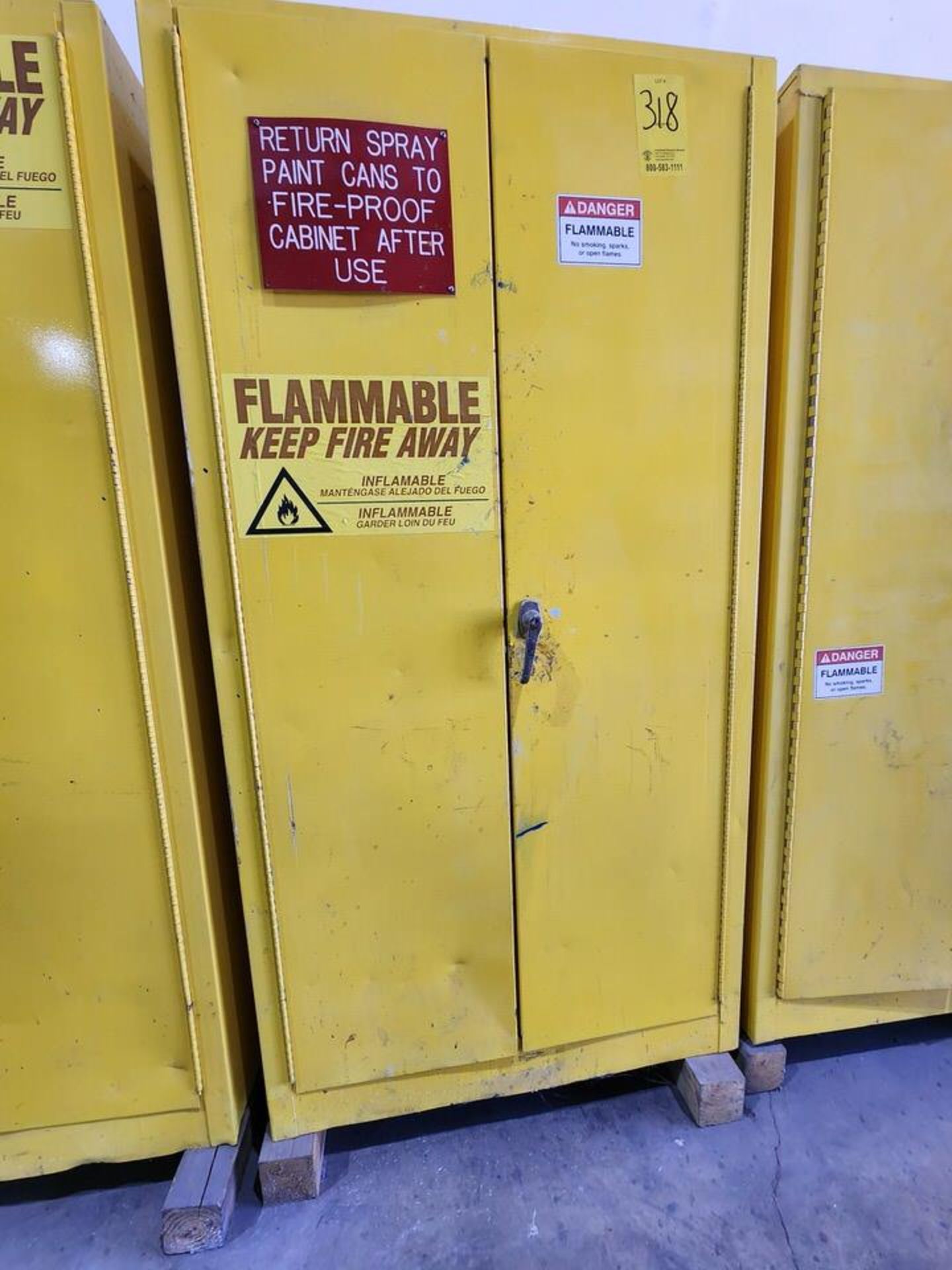 Flammable Locker 64" x 34" x 65-1/2"H