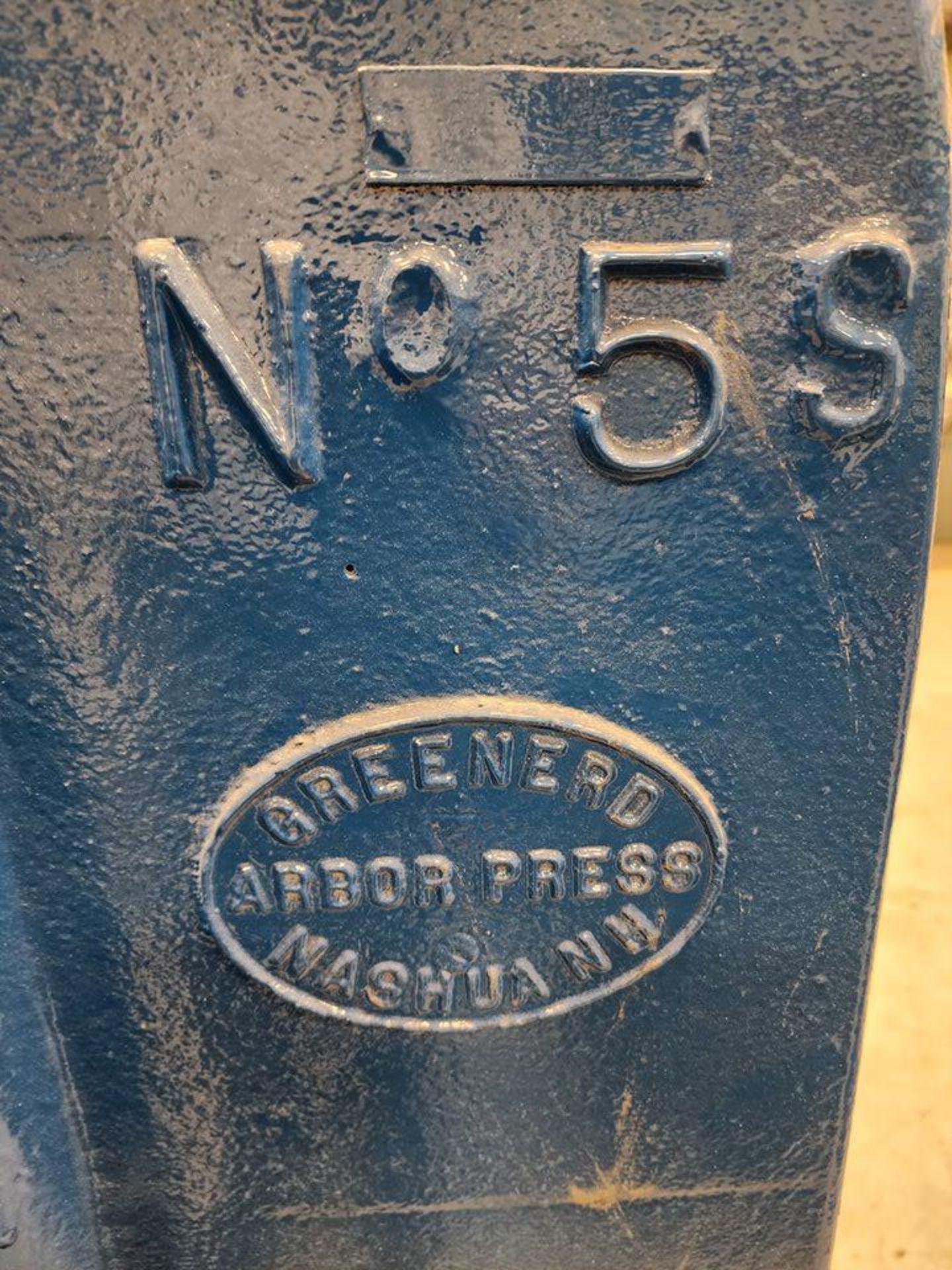 Greenerd No.5S Arbor Press 12Ton Cap., 16-Stroke - Image 4 of 5