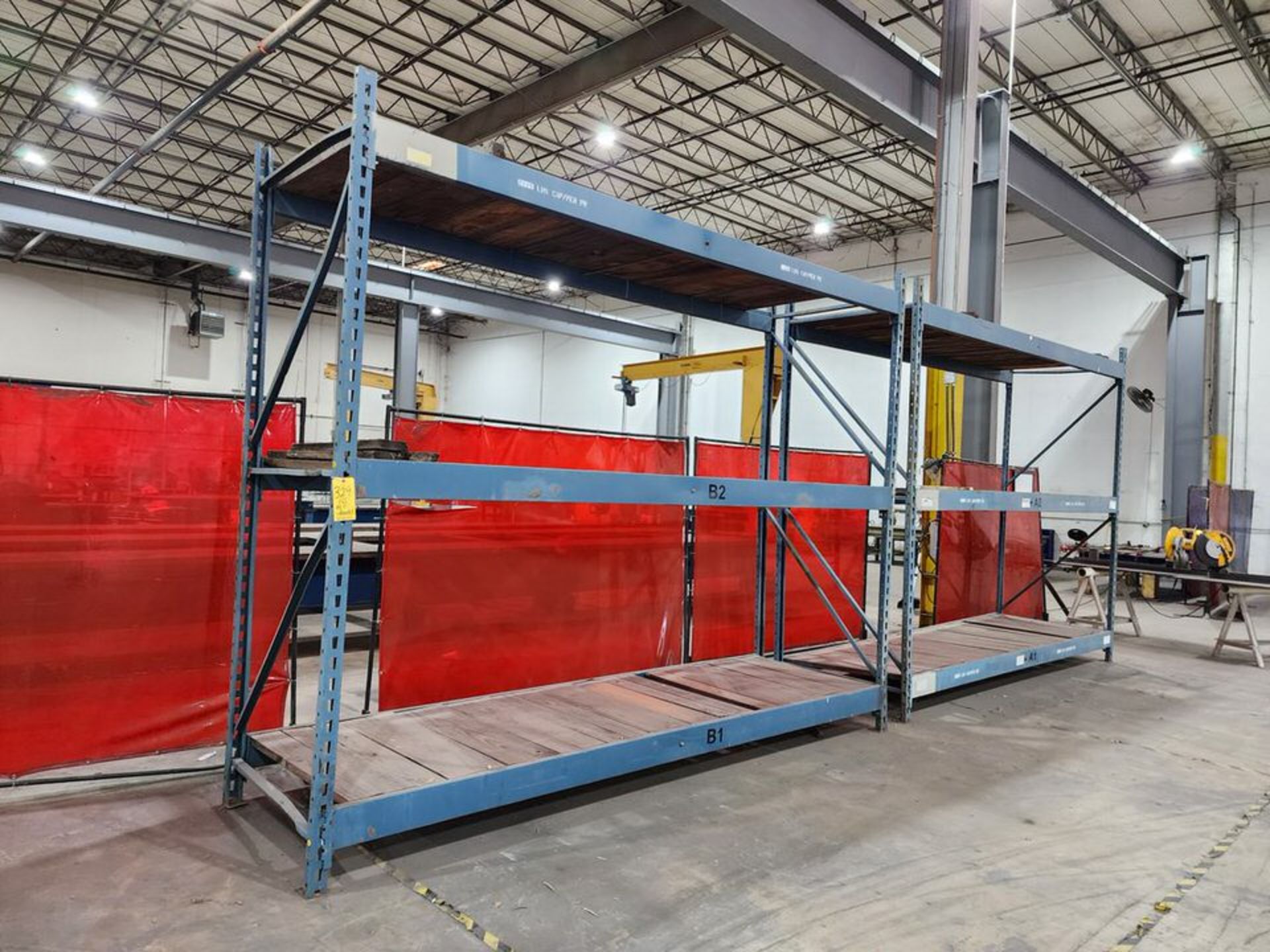 (3) Sections Of Pallet Racking (4) Uprights, 120" x 42"; (12) Crossbeams, 144"L; (2) Uprights, 72" x - Image 2 of 8